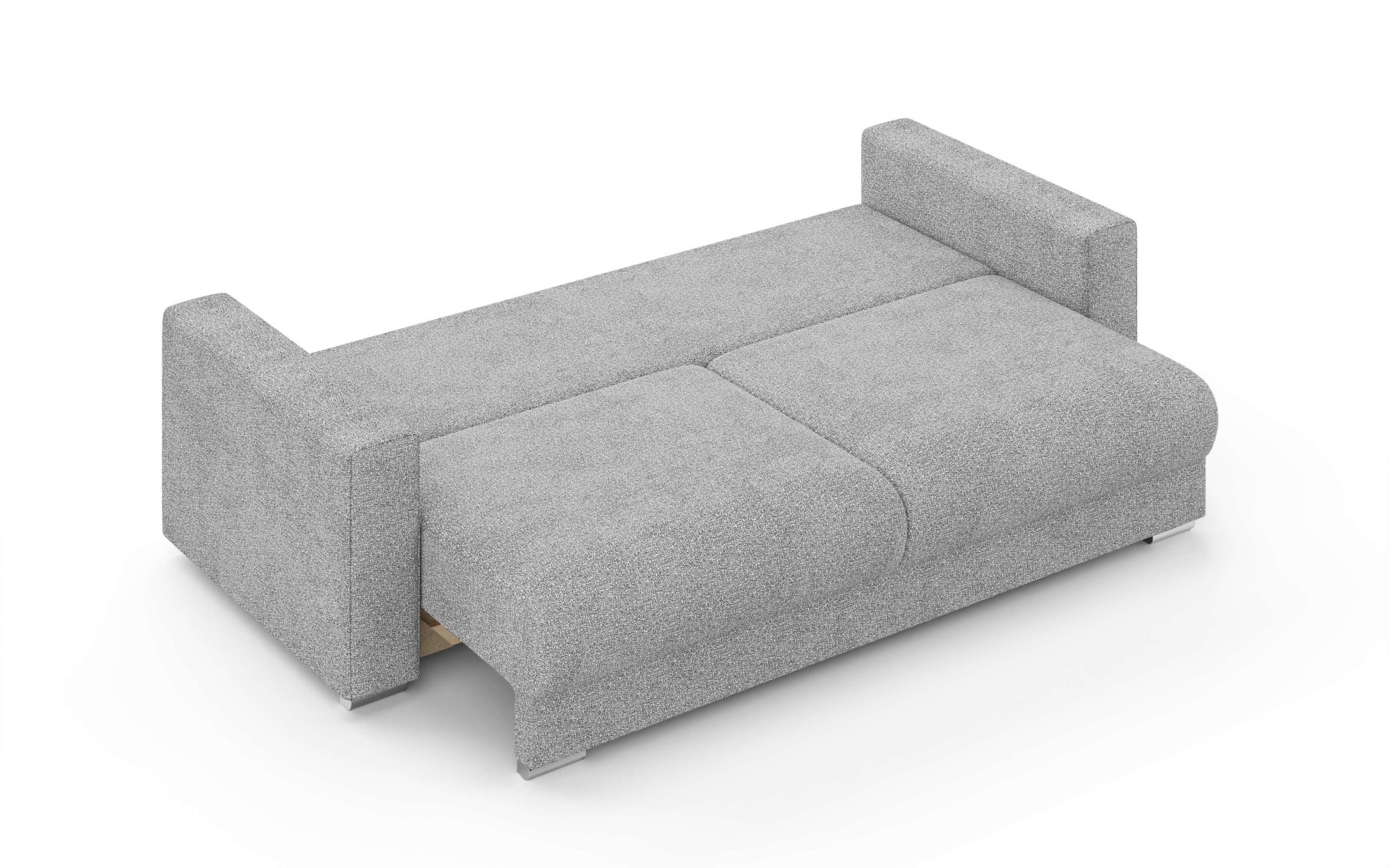 INOSIGN 3-Sitzer »Stevinson Schlafsofa mit Bettkasten, Masse B/H/T: 229/87/97 cm«, mit Wellenunterfederung, 2 Rückenkissen und 2 Zierkissen