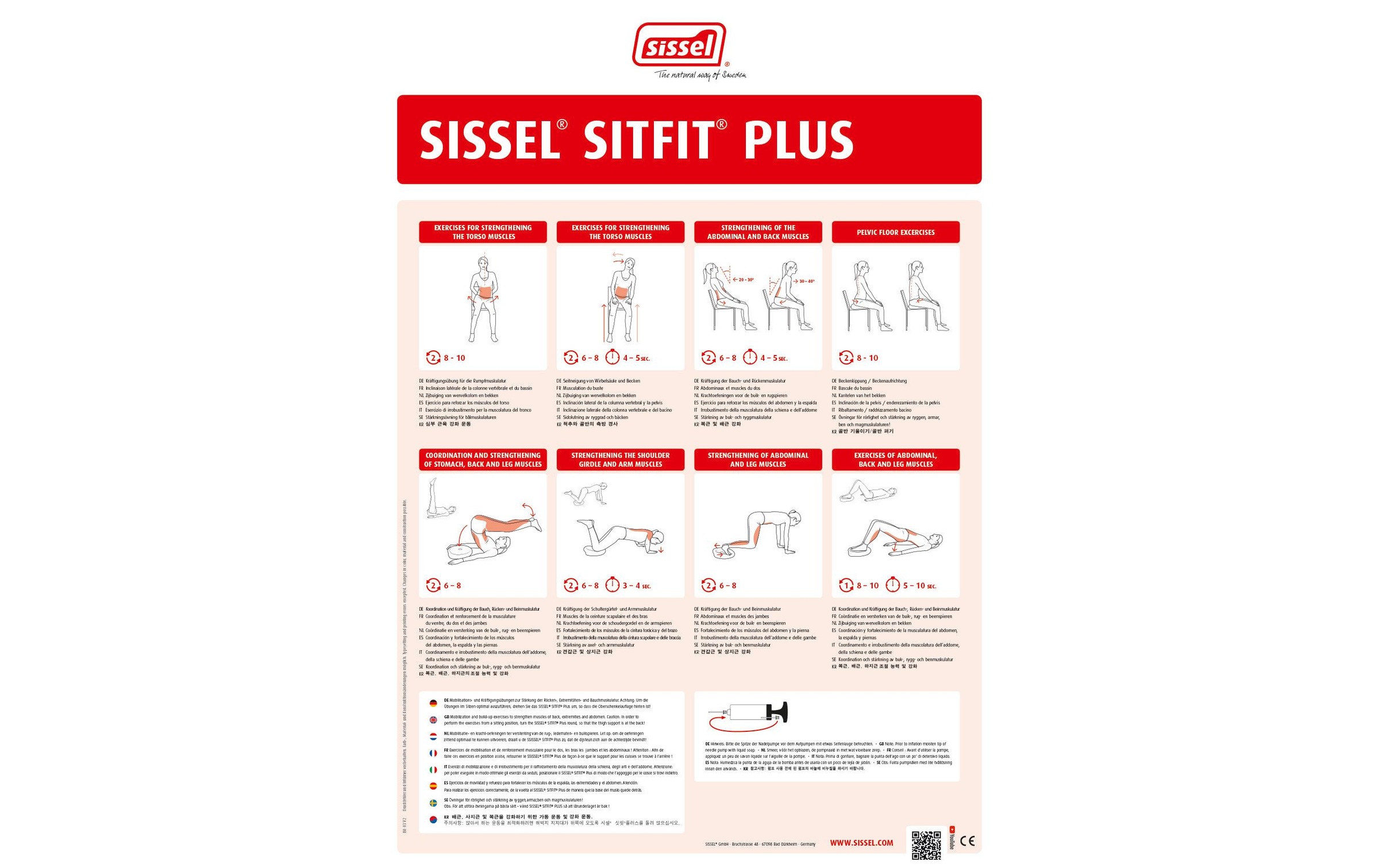 SISSEL Sitzkissen »Sitfit Plus Ø 37 cm«