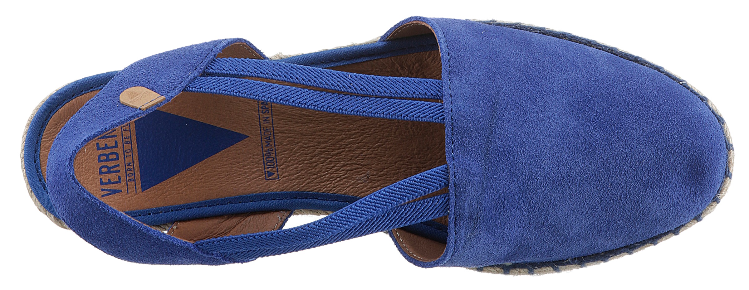 VERBENAS Sandalette »Maika Serraje«, Sommerschuh, Sandale, Keilabsatz, mit Jutebesatz