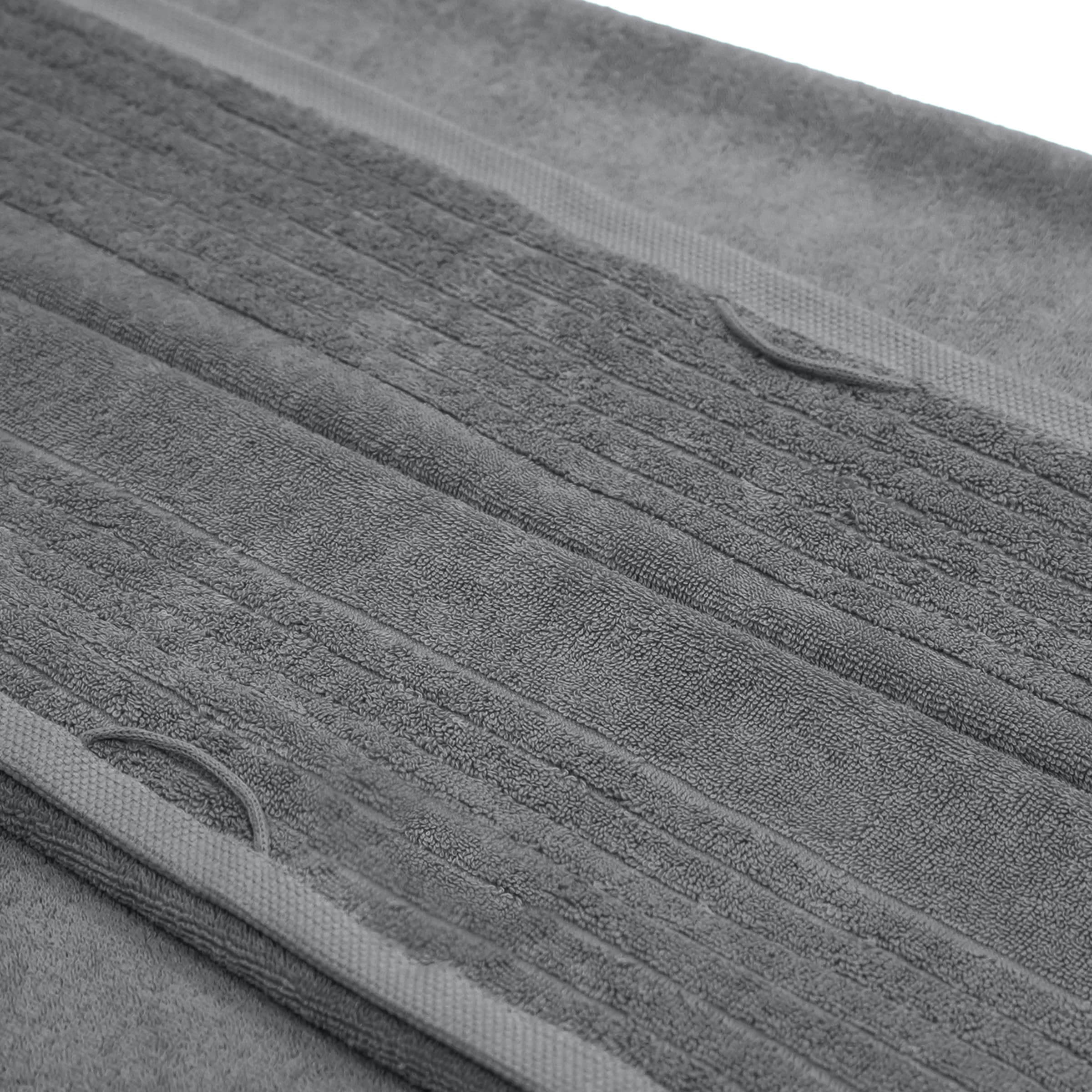 my home Handtücher »Duschtücher Sanremo premium, Premium Handtücher, 600 gr/m²«, (Set, 4 St., 2x 70x140cm), mit Bordüre, einfarbig, flauschig und weich, 70x140cm