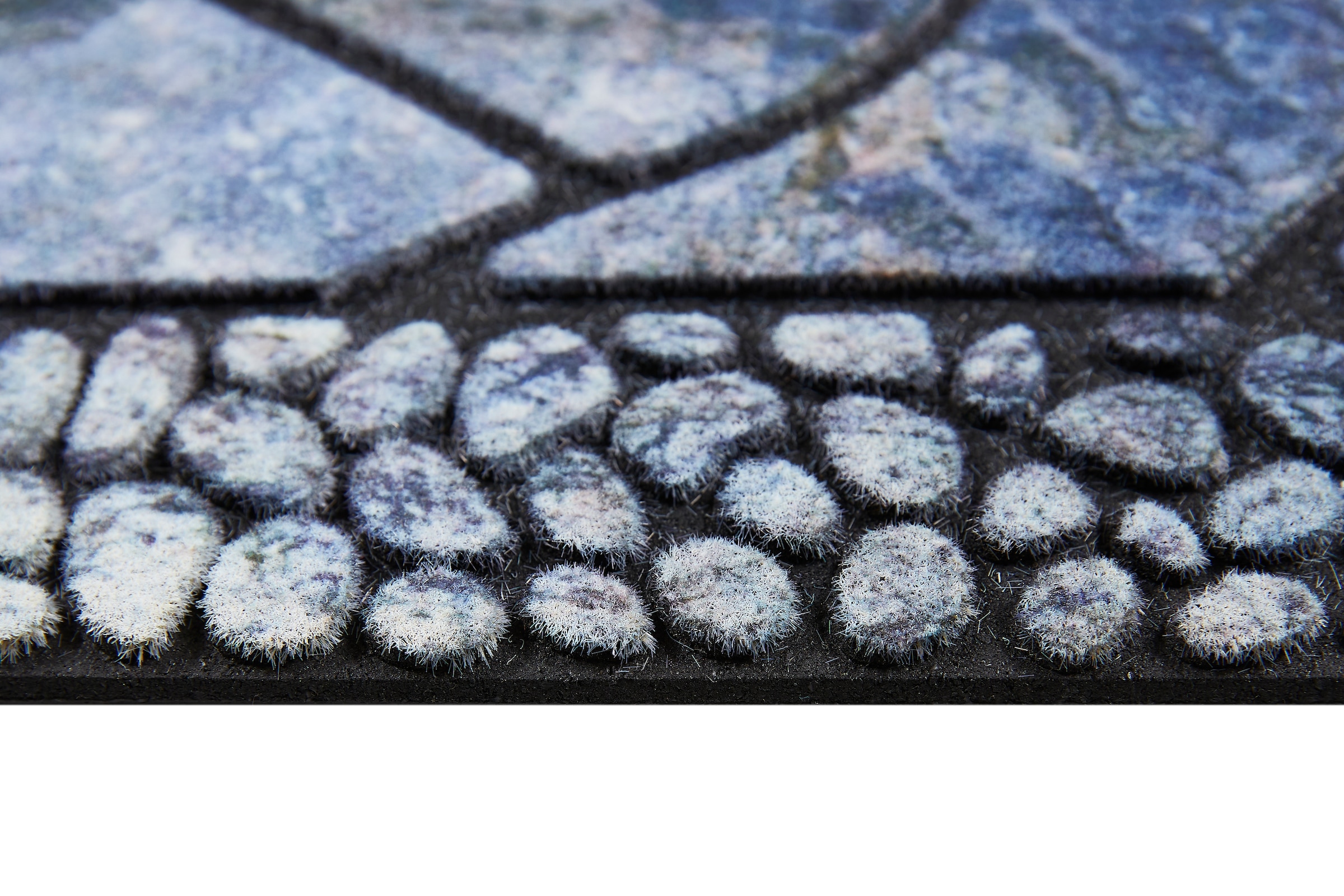 Andiamo Stufenmatte »Outdoor, 2er Set«, rechteckig, 6 mm Höhe, Outdoor-Stufenmatten, Stein Motiv, Gartenbereich, Aussenbereich