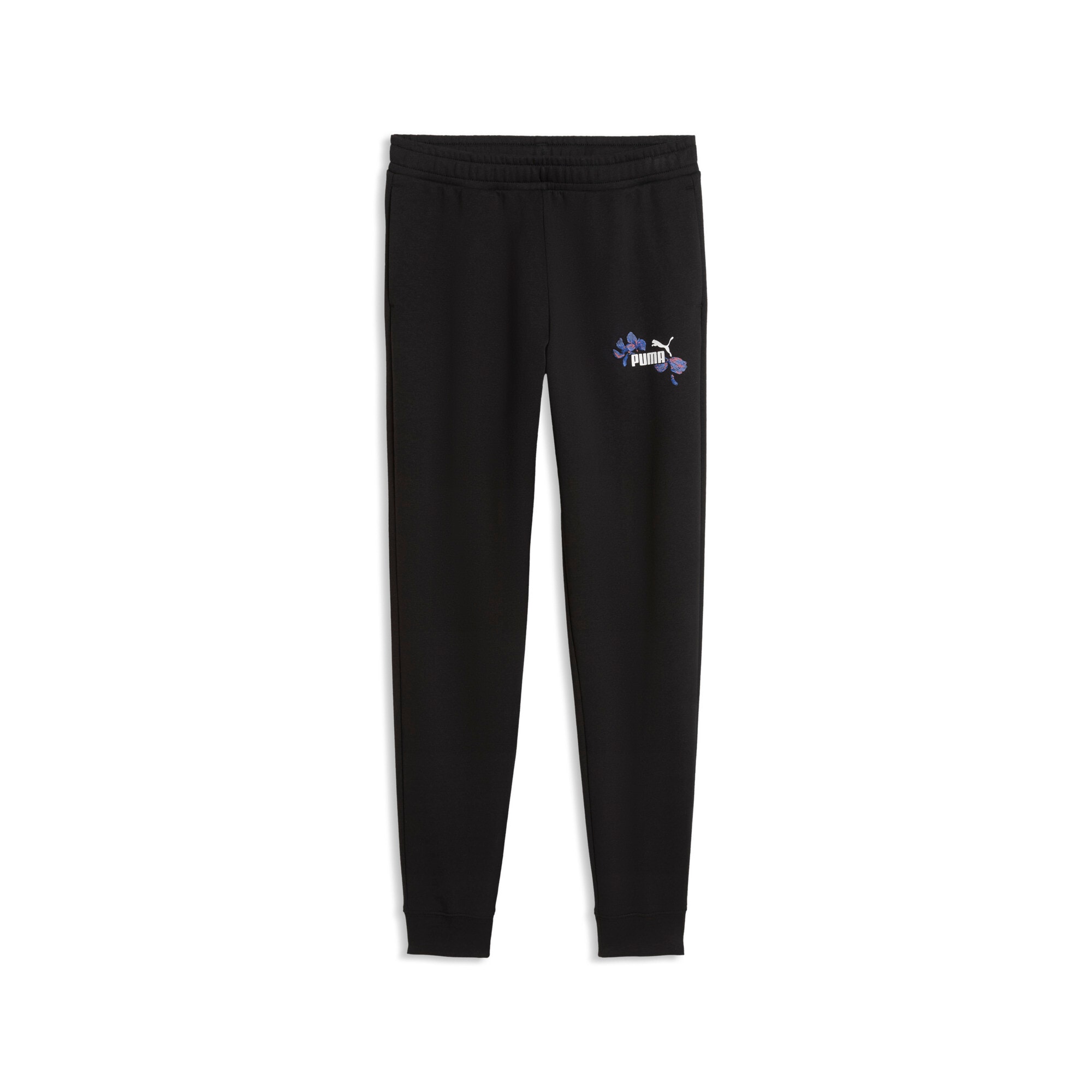 PUMA Trainingshose "ESS NATURE 2.0 GRAPHIC SWEATPANTS TR G" aus Baumwollmischung, mit Eingrifftaschen, Regular Fit