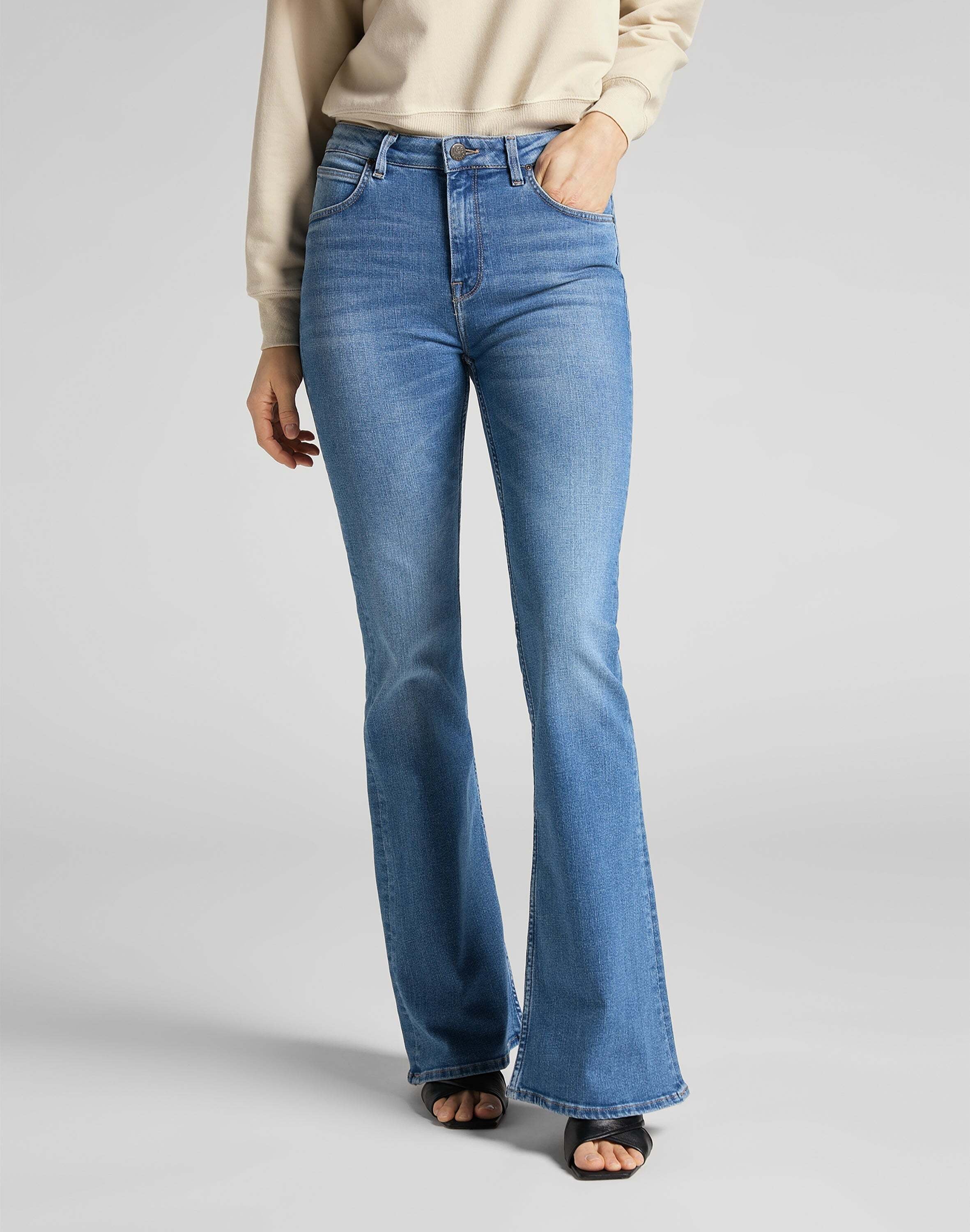 Bootcut-Jeans »LEE Flared Jeans Breese«