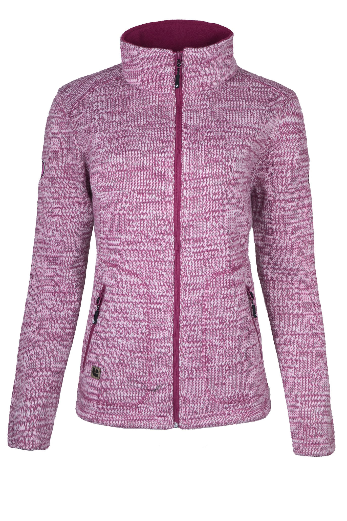 DEPROC Active Strickfleecejacke »WILLMORE MELANGE WOMEN« in edler Optik