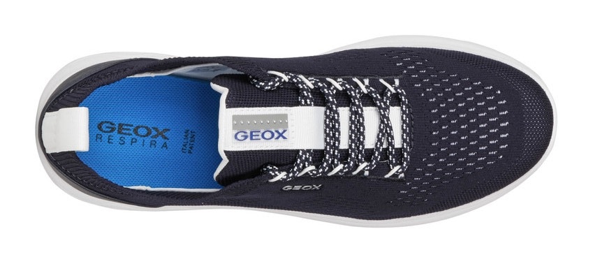 Geox Sneaker »D Spherica«, in cleanem Look, Freizeitschuh, Halbschuh, Schnürschuh