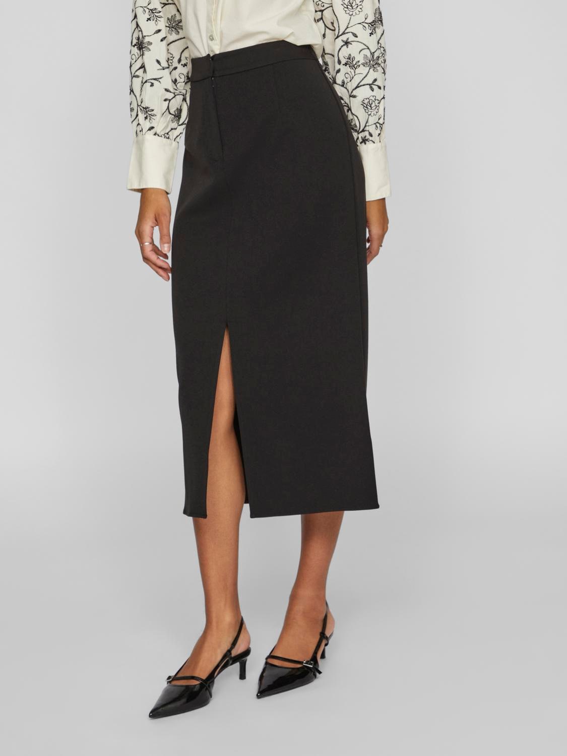 Vila Maxirock »VIVARONE HW LONG SKIRT - NOOS«