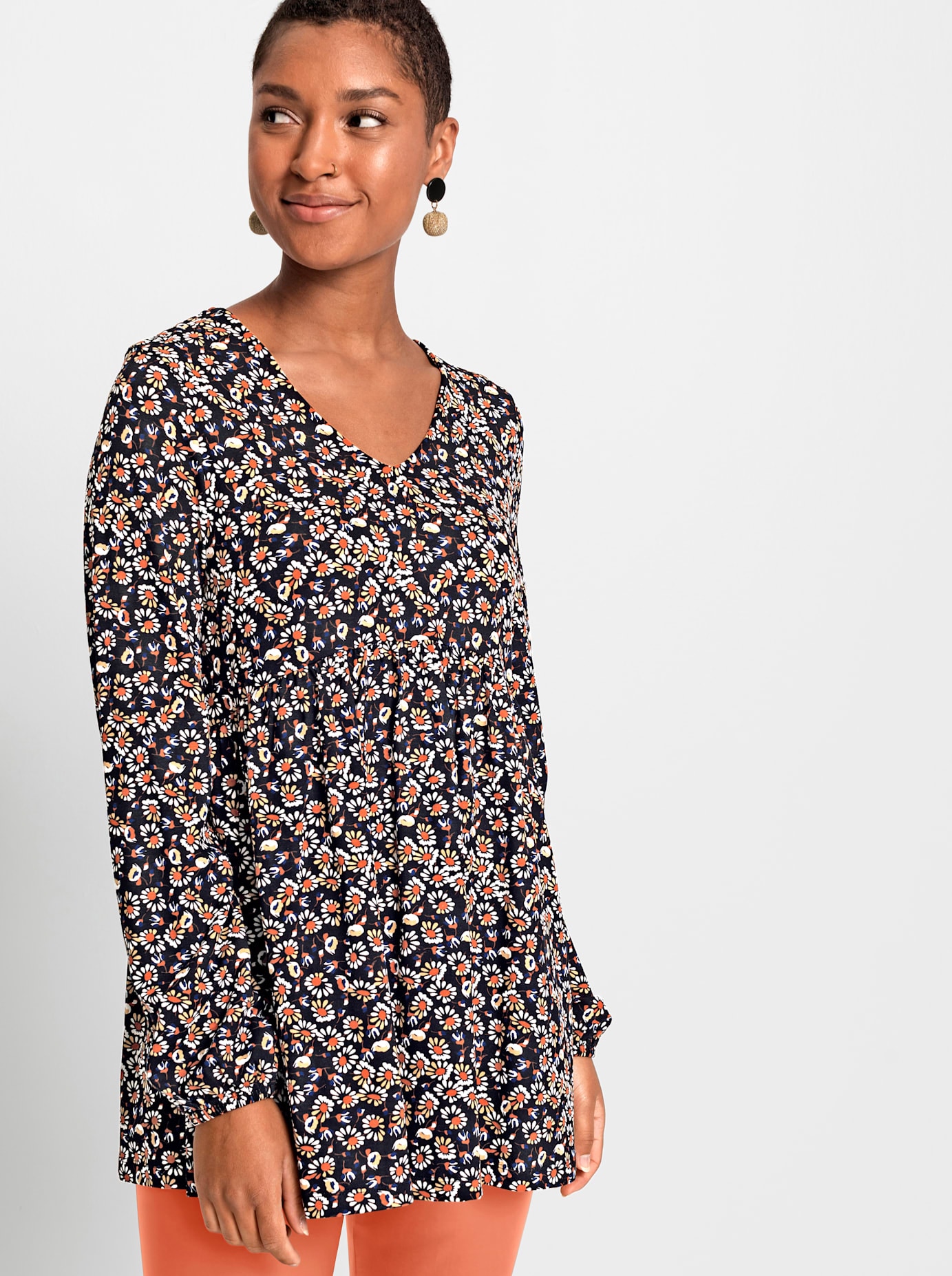 Inspirationen Langarmshirt »Druck-Tunika« 1 Stk.