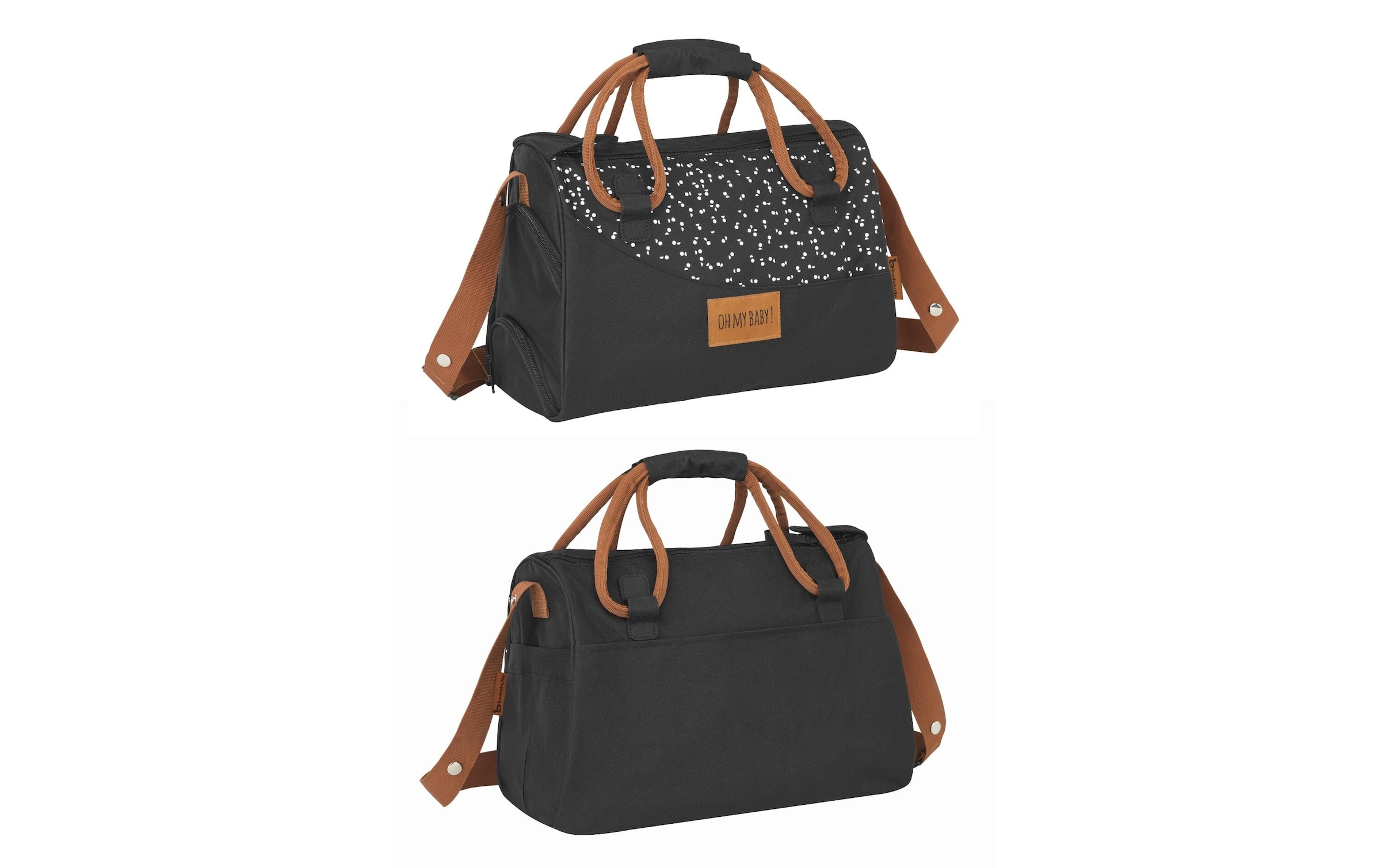 badabulle Wickeltasche »Black Caramel«