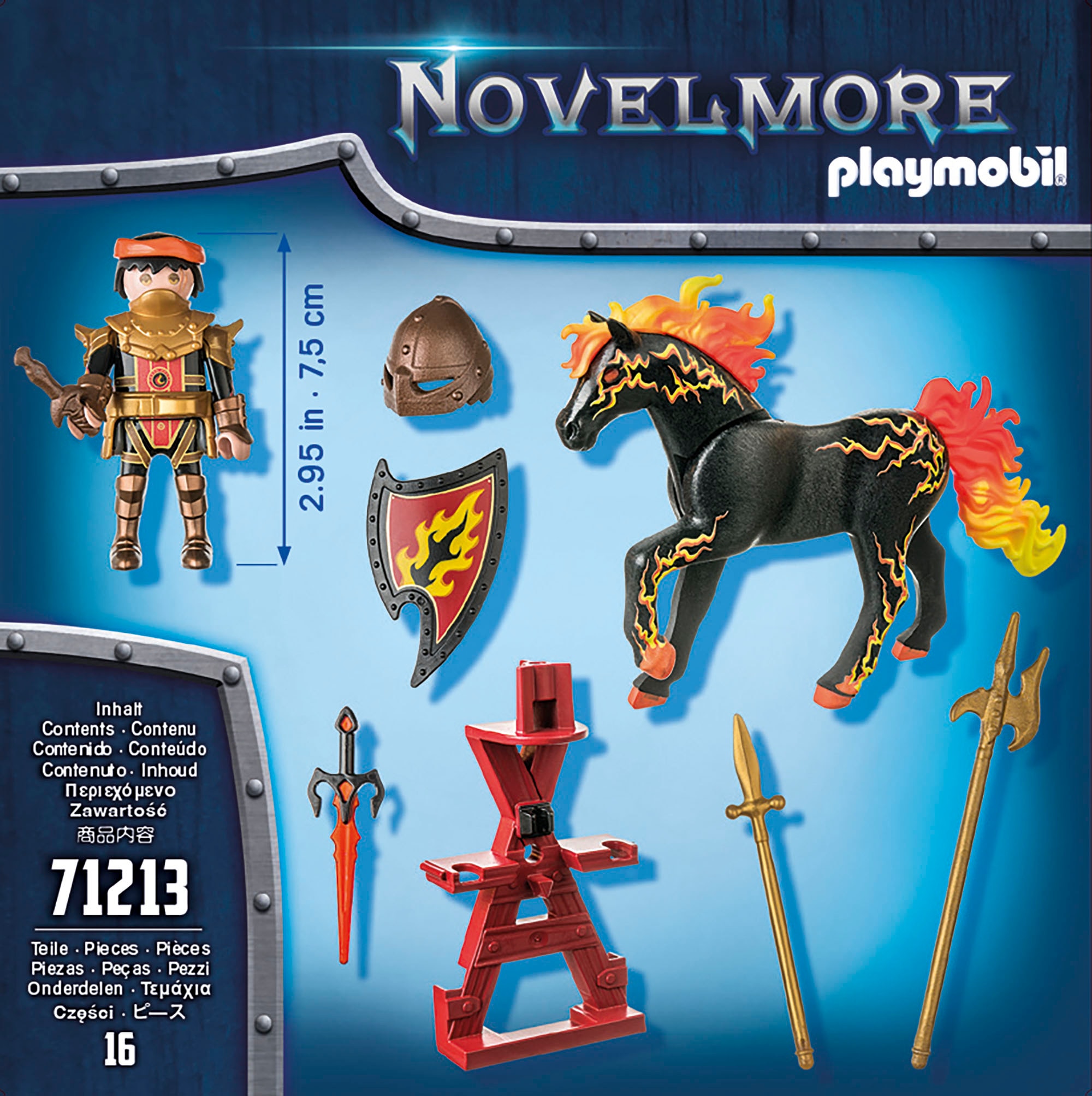 Playmobil® Konstruktions-Spielset »Burnham Raiders - Feuerritter (71213), Novelmore«, (16 St.), Made in Europe