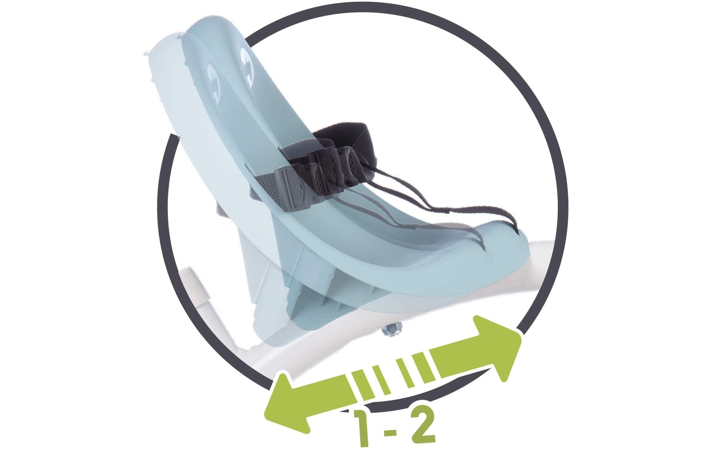 Smoby Dreirad »Be Move Komfort Blau«, Gurt, Pedal-Freilauf, Schiebestange, Verstellbarer Sitz