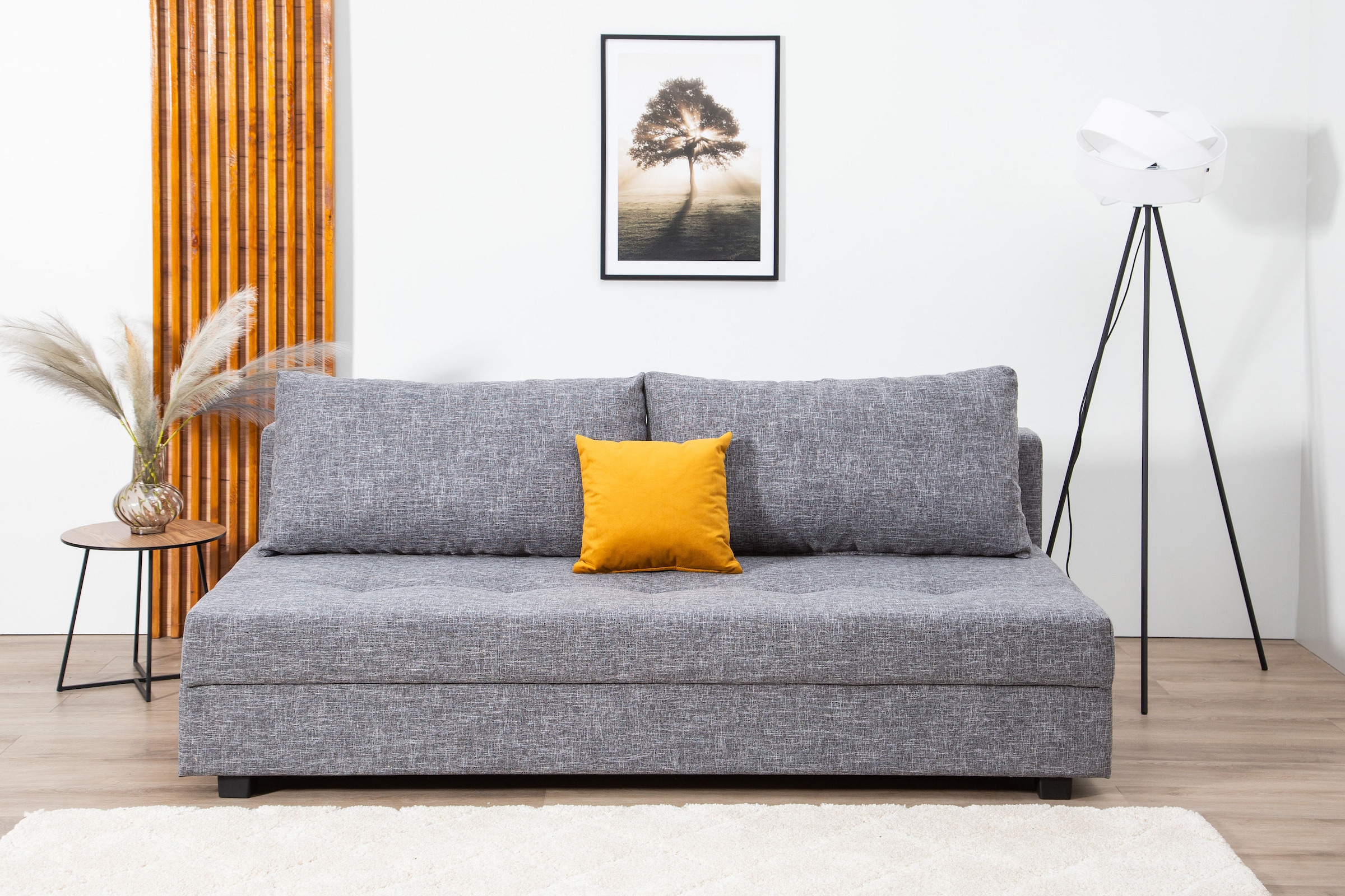COLLECTION AB Schlafsofa »DARIA inklusive Schlafunktion und Bettkasten«, Schlafsofa,Bettfunktion,Bettkasten,inklusive Rückenkissen,Federkern