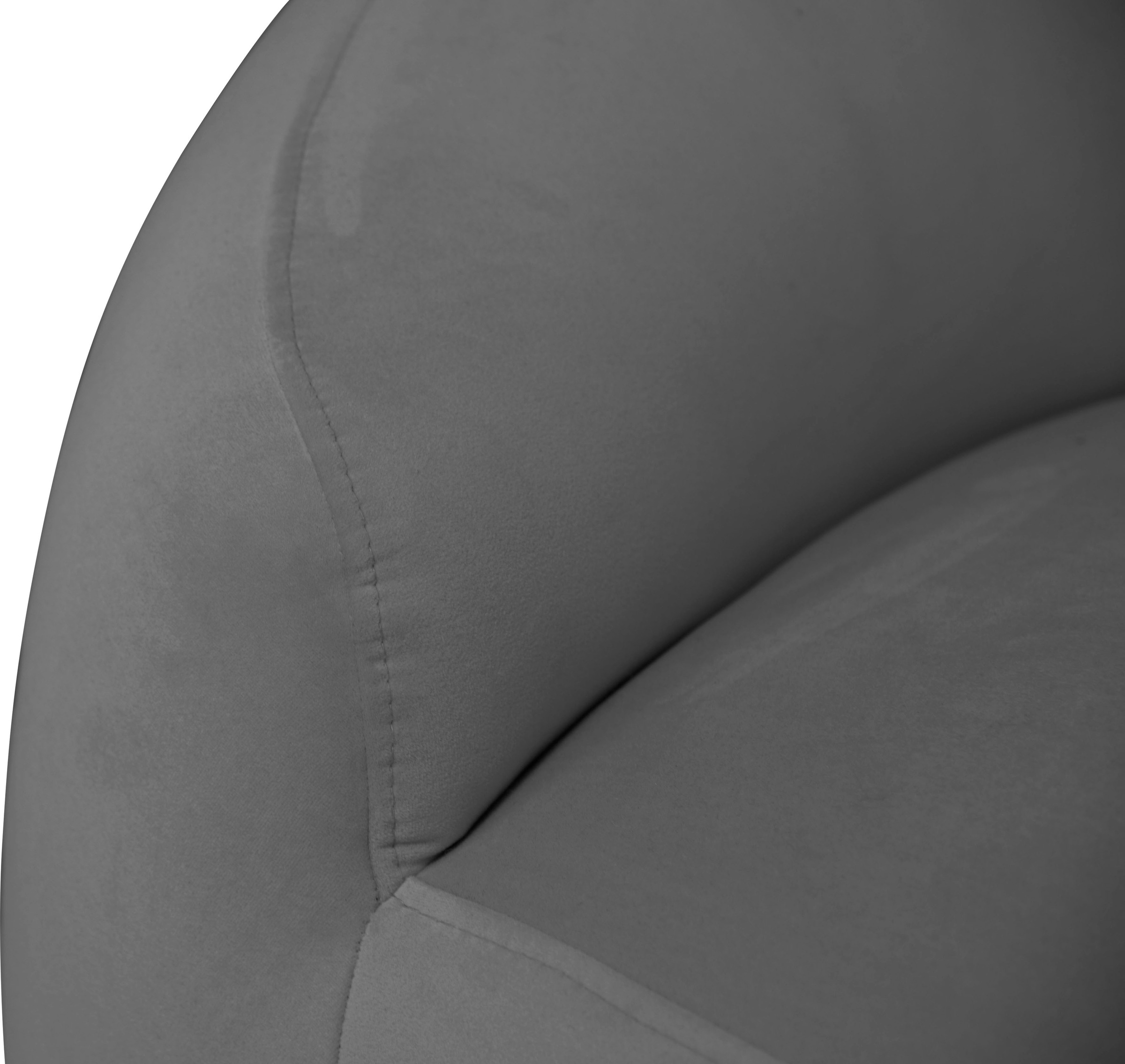 LeGer Home by Lena Gercke Ecksofa »YANI, L-Form, Designersofa, organische Form, Masse B/T/H: 255/170/81 cm«, mit Wellenunterfederung, auch in Bouclé, Recamiere rechts/links