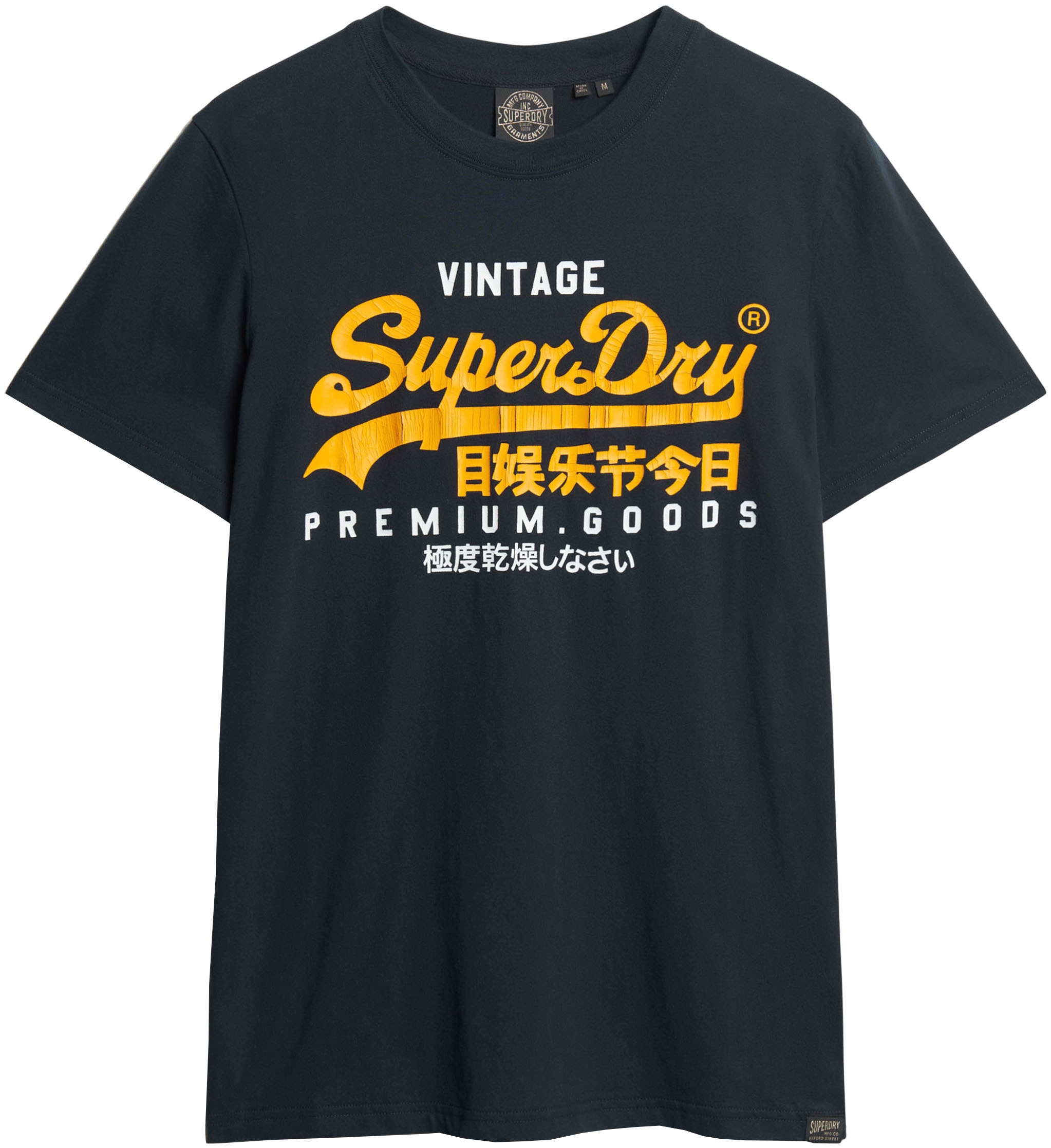 Superdry Print-Shirt »SD-VL DUO TEE«, Mit Cracked Print