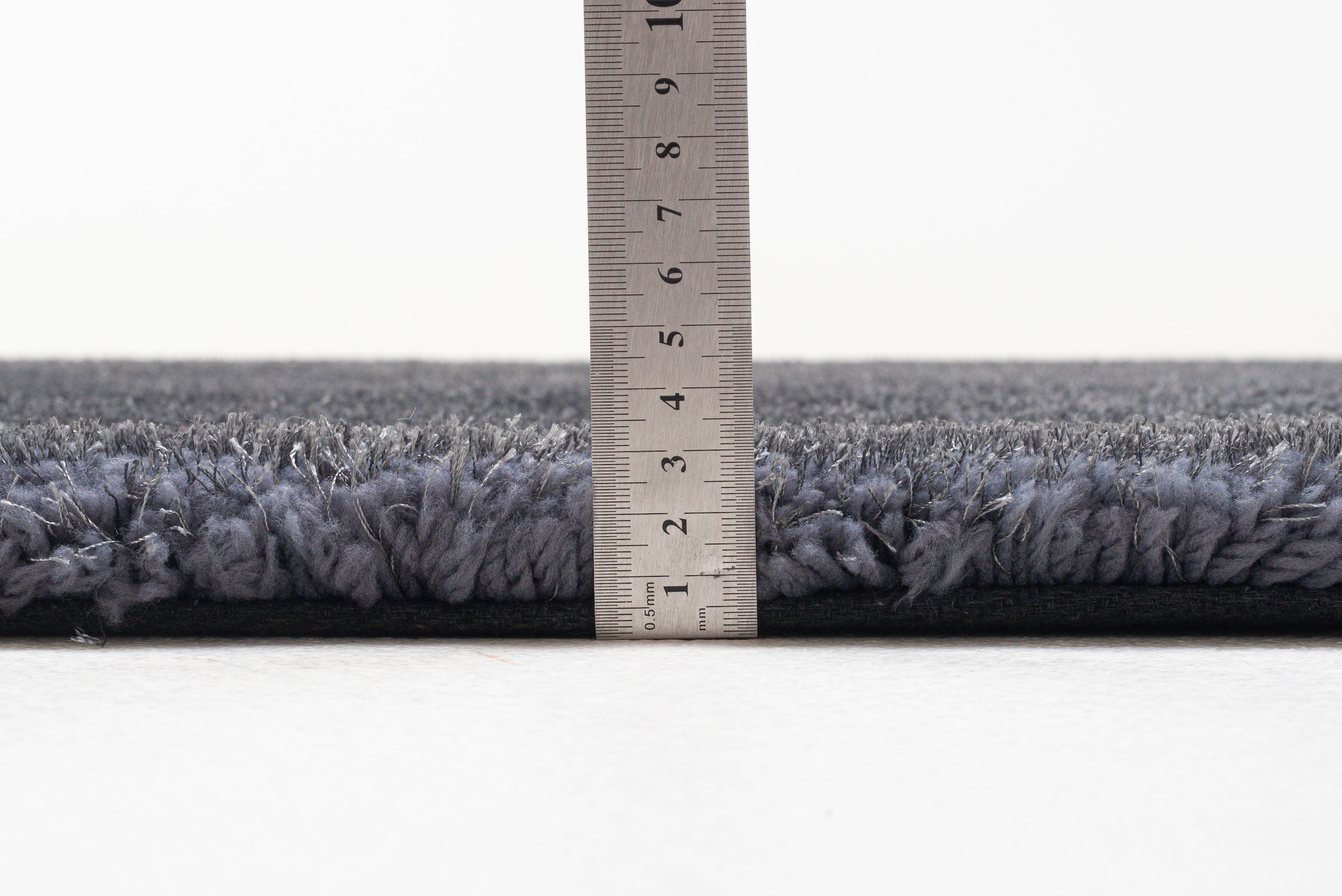 TOM TAILOR HOME Hochflor-Teppich »Soft«, rechteckig, 35 mm Höhe, handgetuftet, Uni-Farben, super weich und flauschig