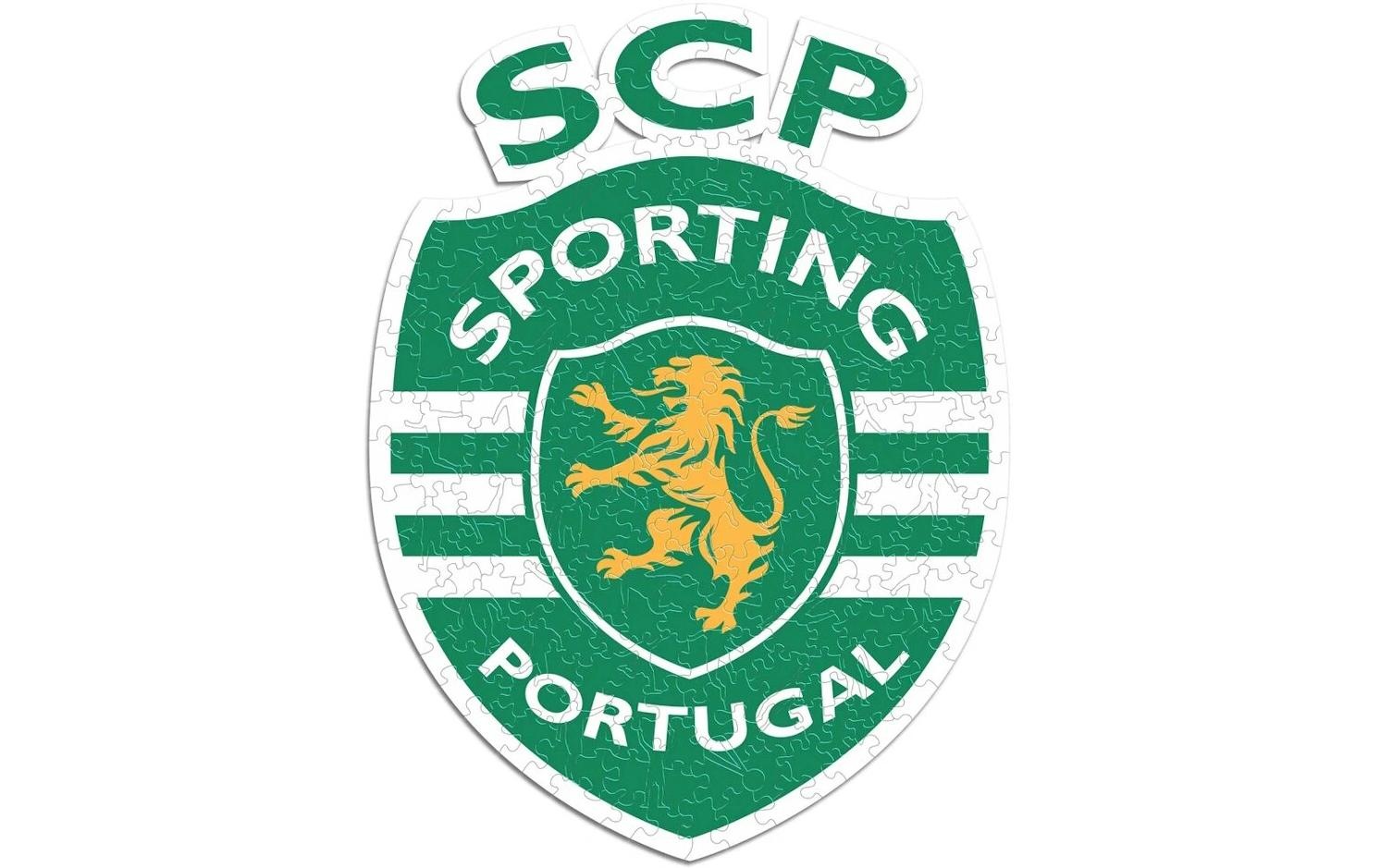 Puzzle »Iconic Sporting CP – Logo«, Holzart: Birke (Herkunftsland: China)
