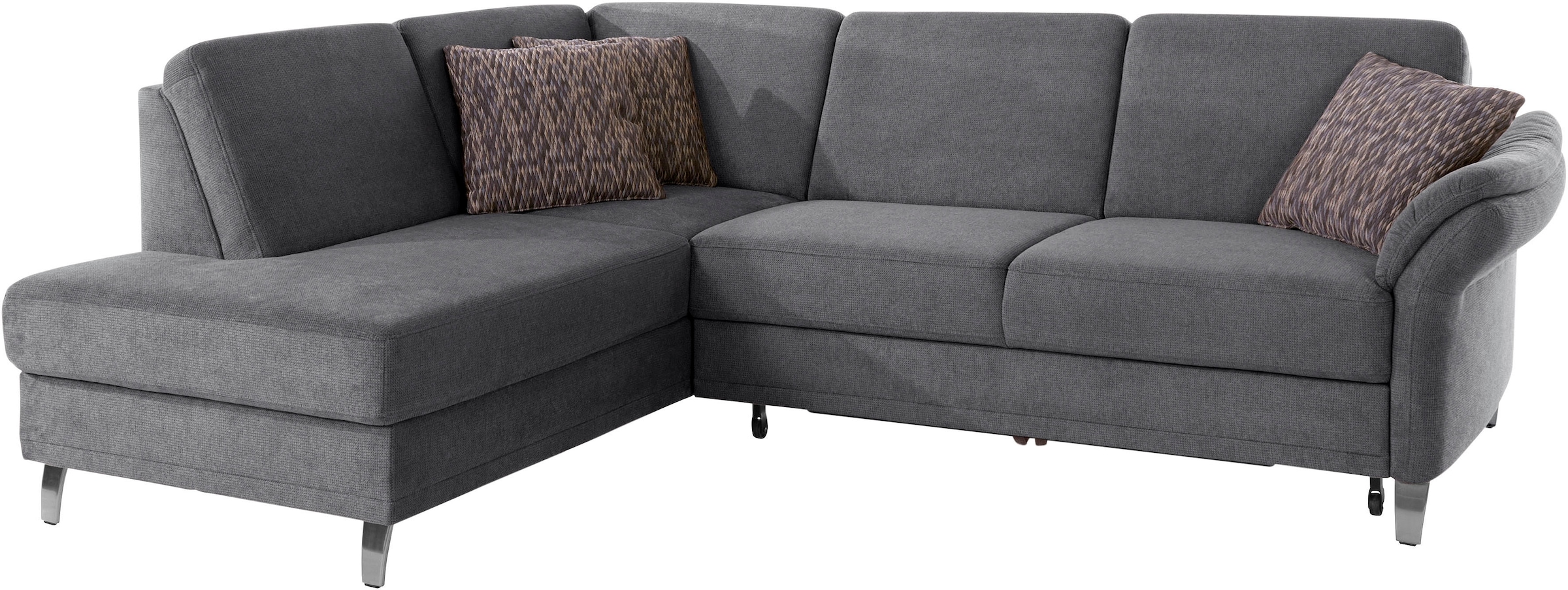 sit&more Ecksofa »Clio L-Form«, wahlweise mit Bettfunktion und Bettkasten, inklusive Federkern