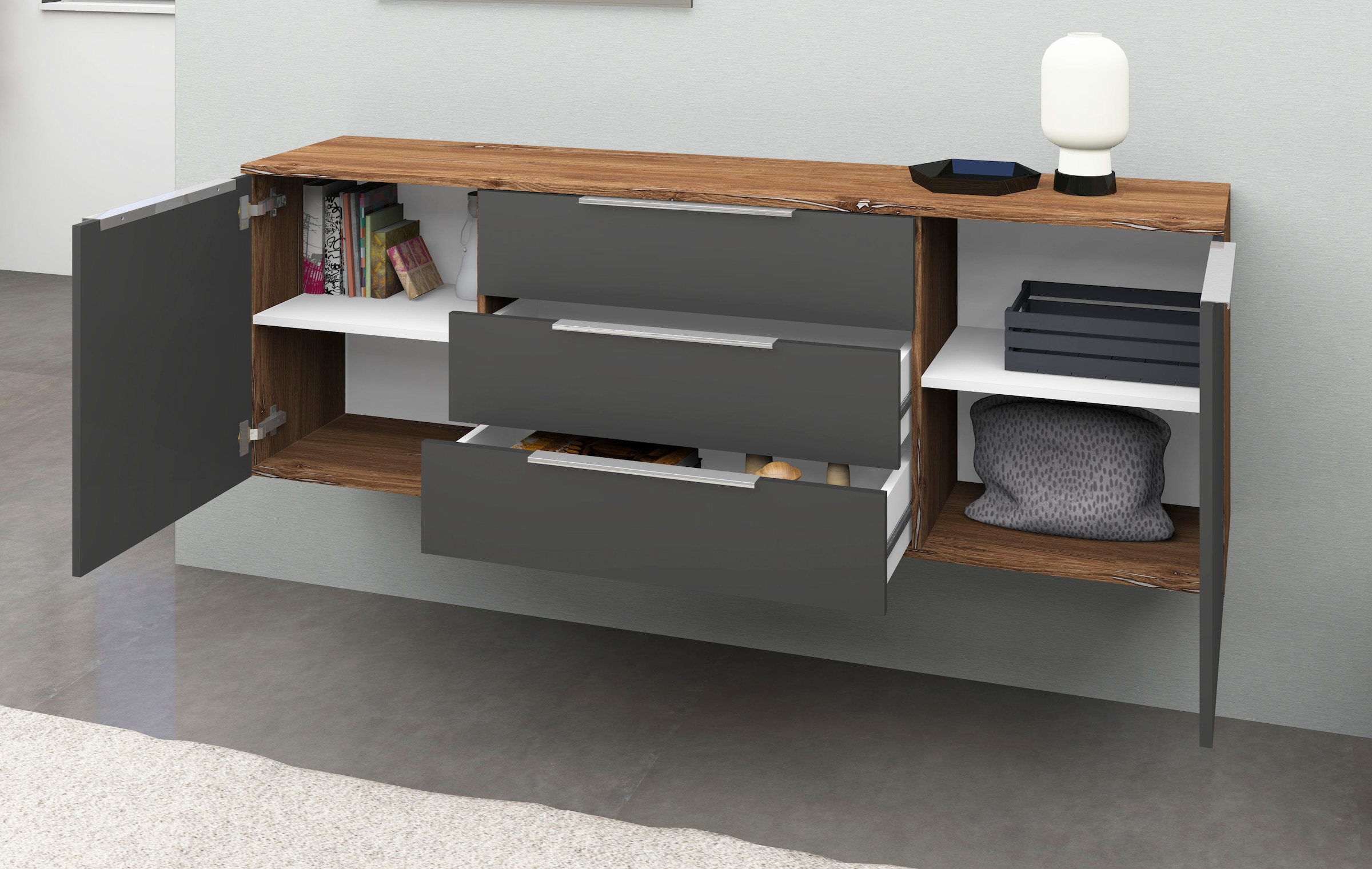 borchardt Möbel Sideboard »Oliva«, Breite 166 oder 200 cm