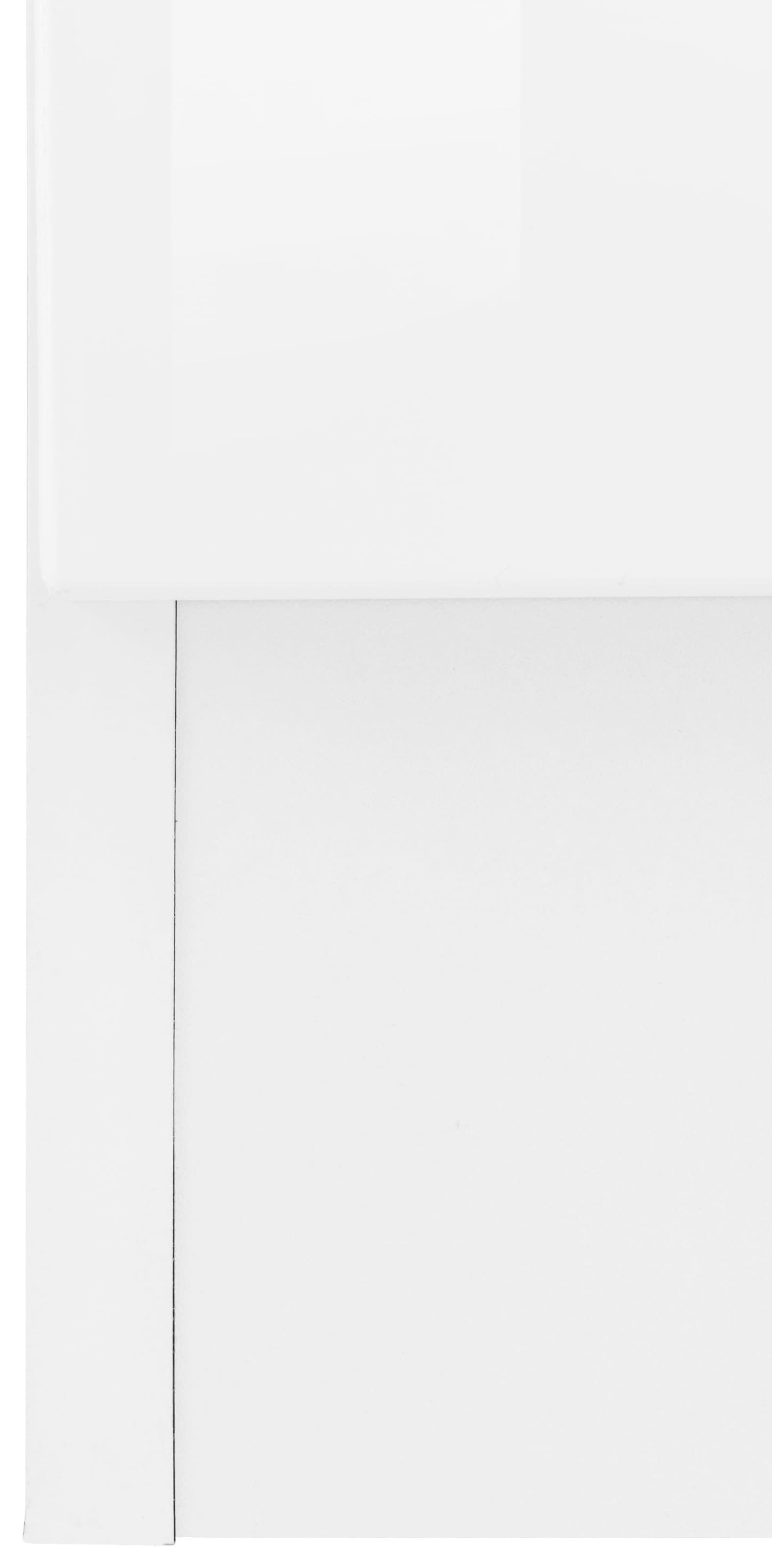 KOCHSTATION Unterschrank »KS-Tulsa«, 100 cm breit, 2 Schubkästen, 2 Türen, schwarzer Metallgriff, MDF Front