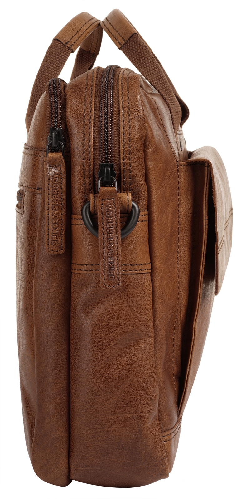Spikes & Sparrow Aktentasche, echt Leder