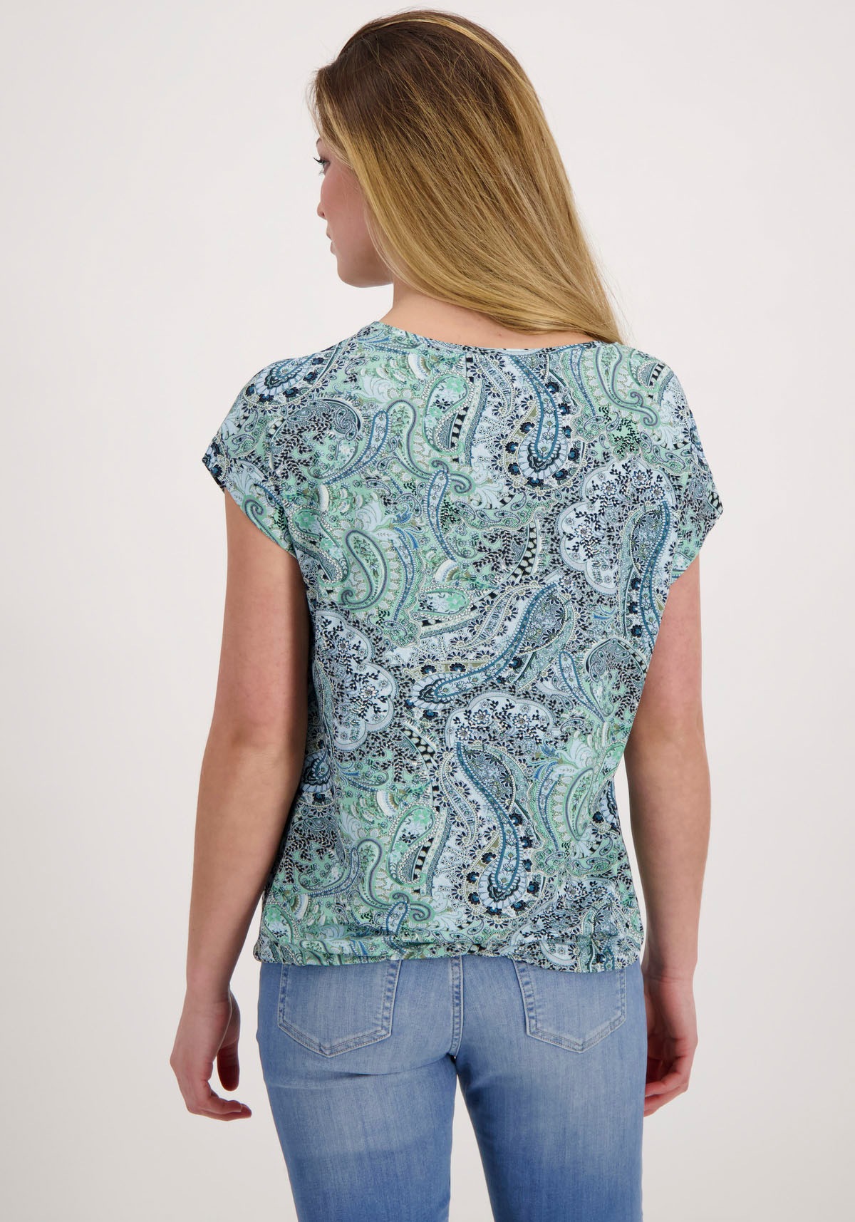 Monari Rundhalsshirt, mit Paisleymuster online bestellen | Jelmoli-Versand