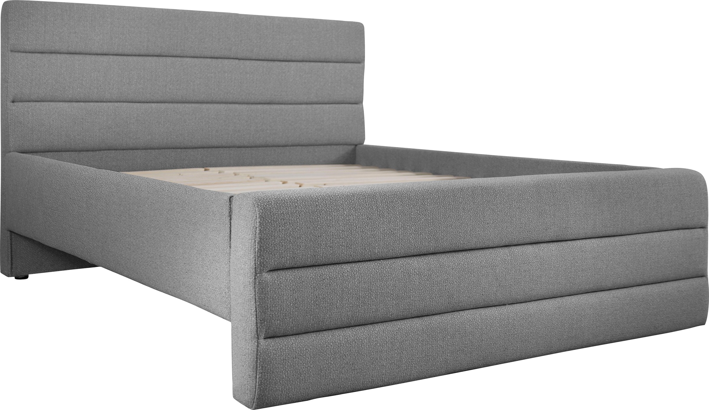GOODproduct Polsterbett »Merrit«, Quernaht im Kopf- und Fussteil, in 5 Breiten, auch in 220 cm Länge