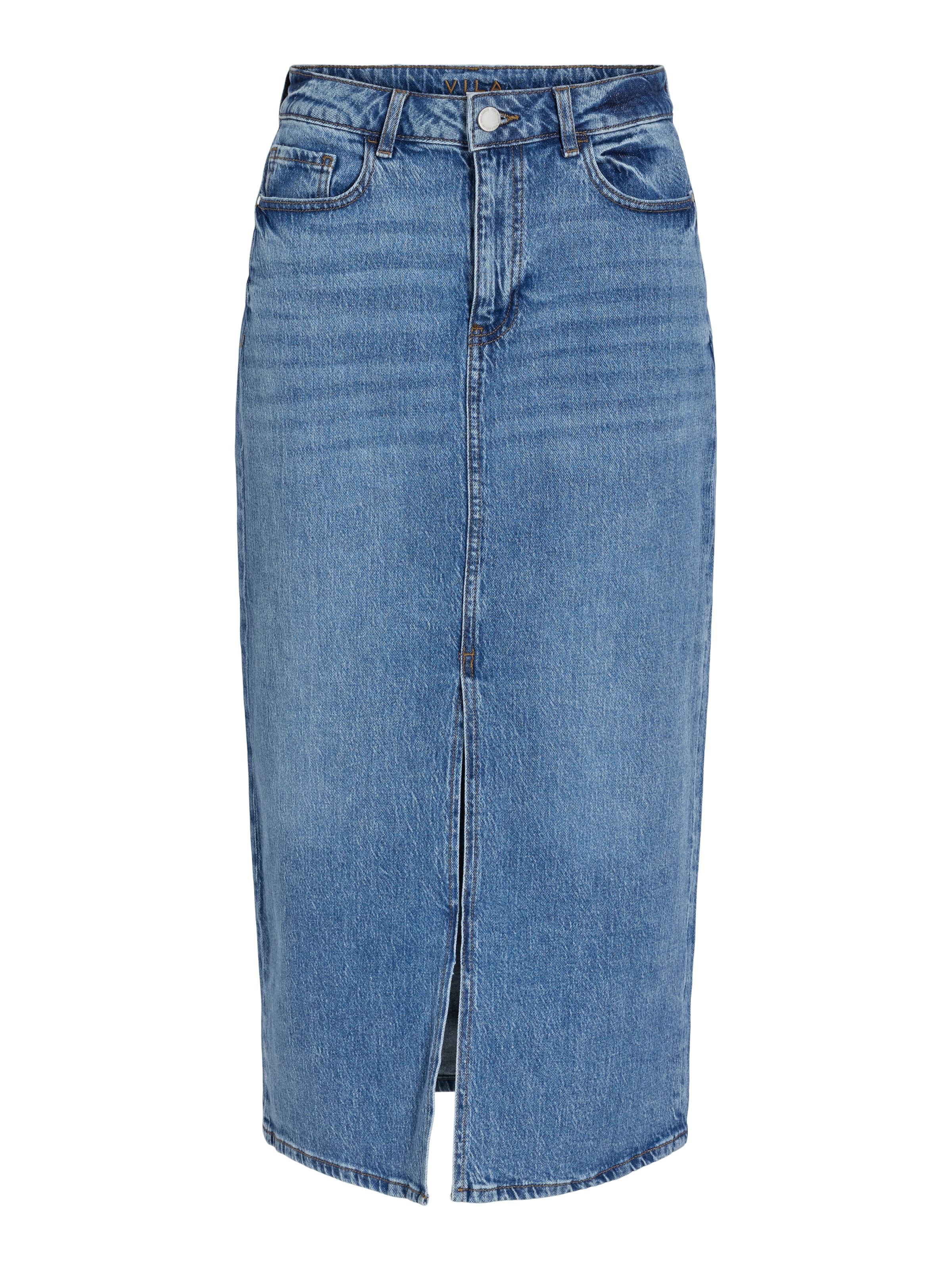 Vila Jeansrock »VIJAF HW MIDI DENIM SKIRT-NOOS«