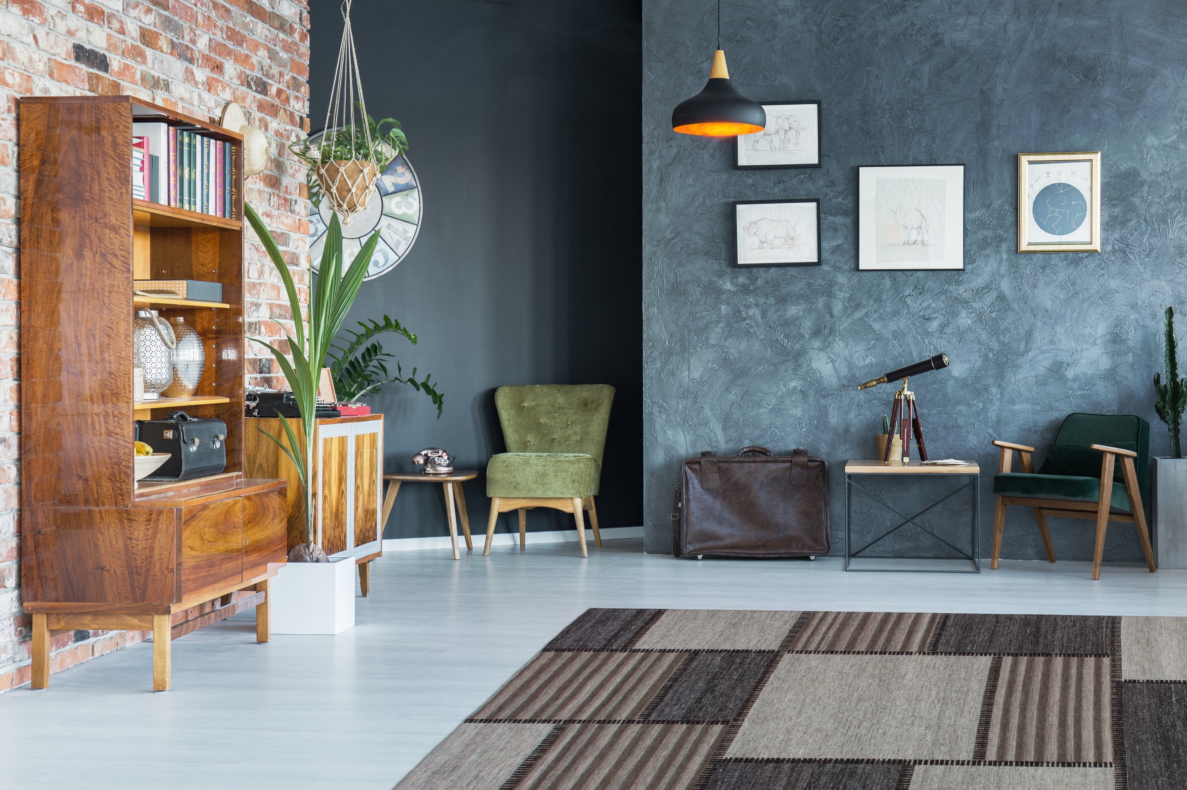Kayoom Teppich »Phoenix 112«, rechteckig, 6 mm Höhe, Dezenter Jacquard-Teppich, Flachflor, Aus pflegeleichten Materialien
