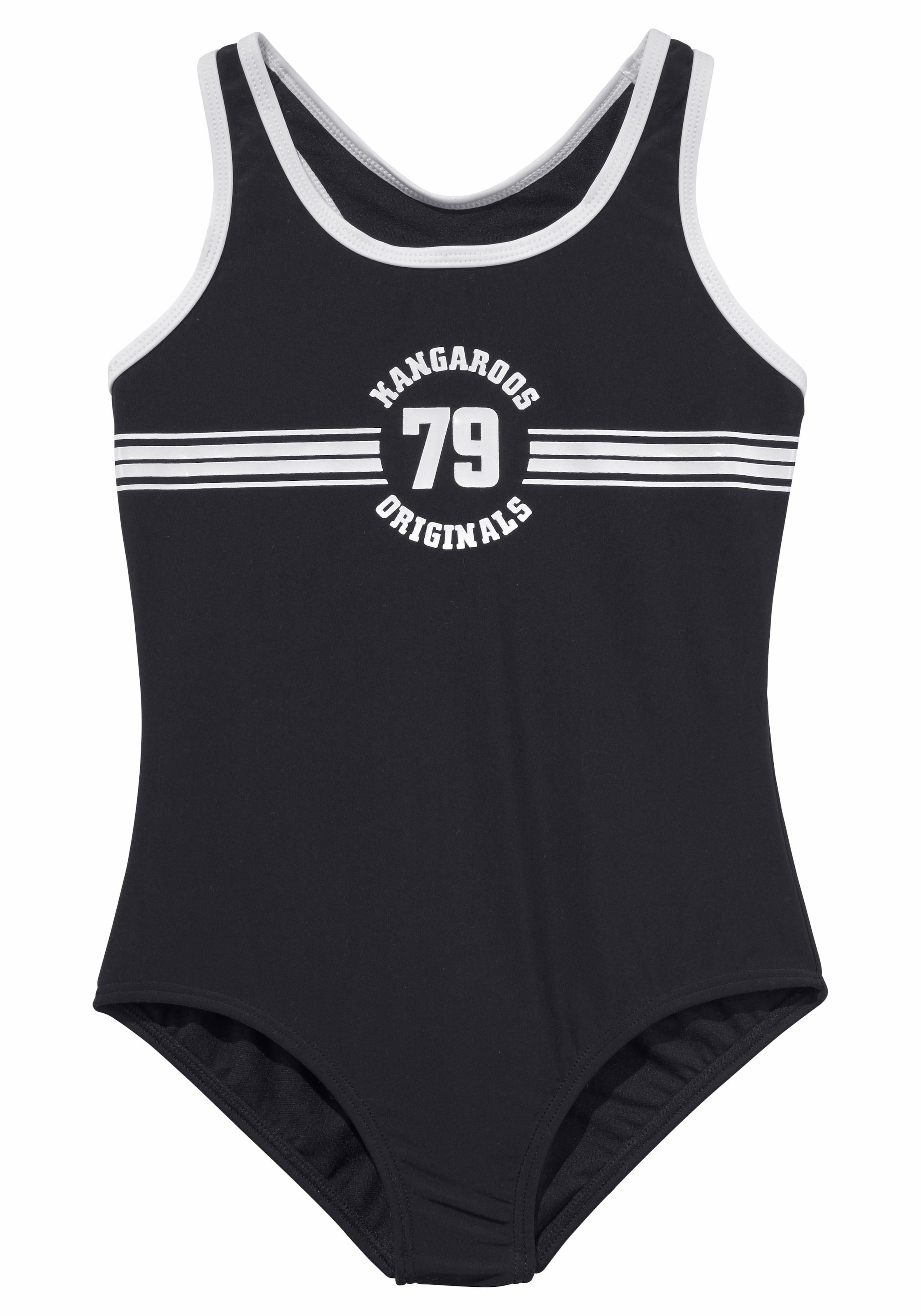 Frontdruck entdecken Badeanzug mit ✵ KangaROOS online | Jelmoli-Versand sportlichem »Sporty«,