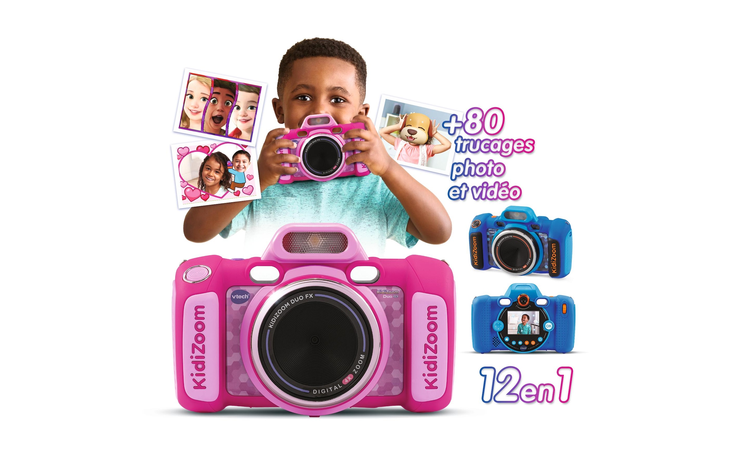 günstig Jelmoli-Versand »Kidizoom ✵ Rosa« kaufen Kinderkamera Duo FX | Vtech® -FR-