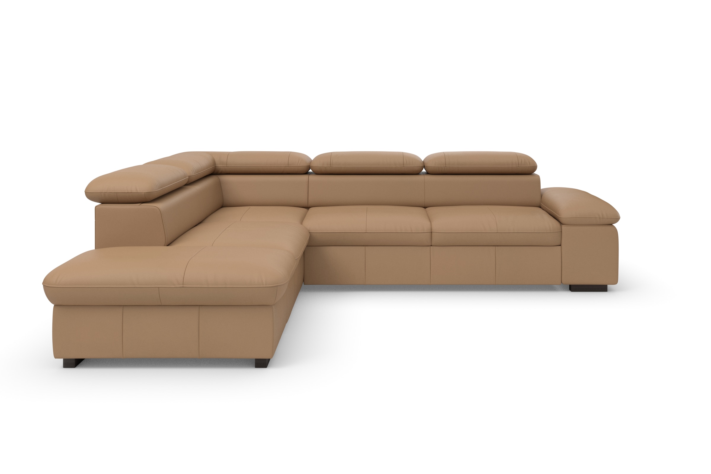 Home affaire Ecksofa »Alberto L-Form«, mit Kopfteilverstellung, wahlweise mit Bettfunktion