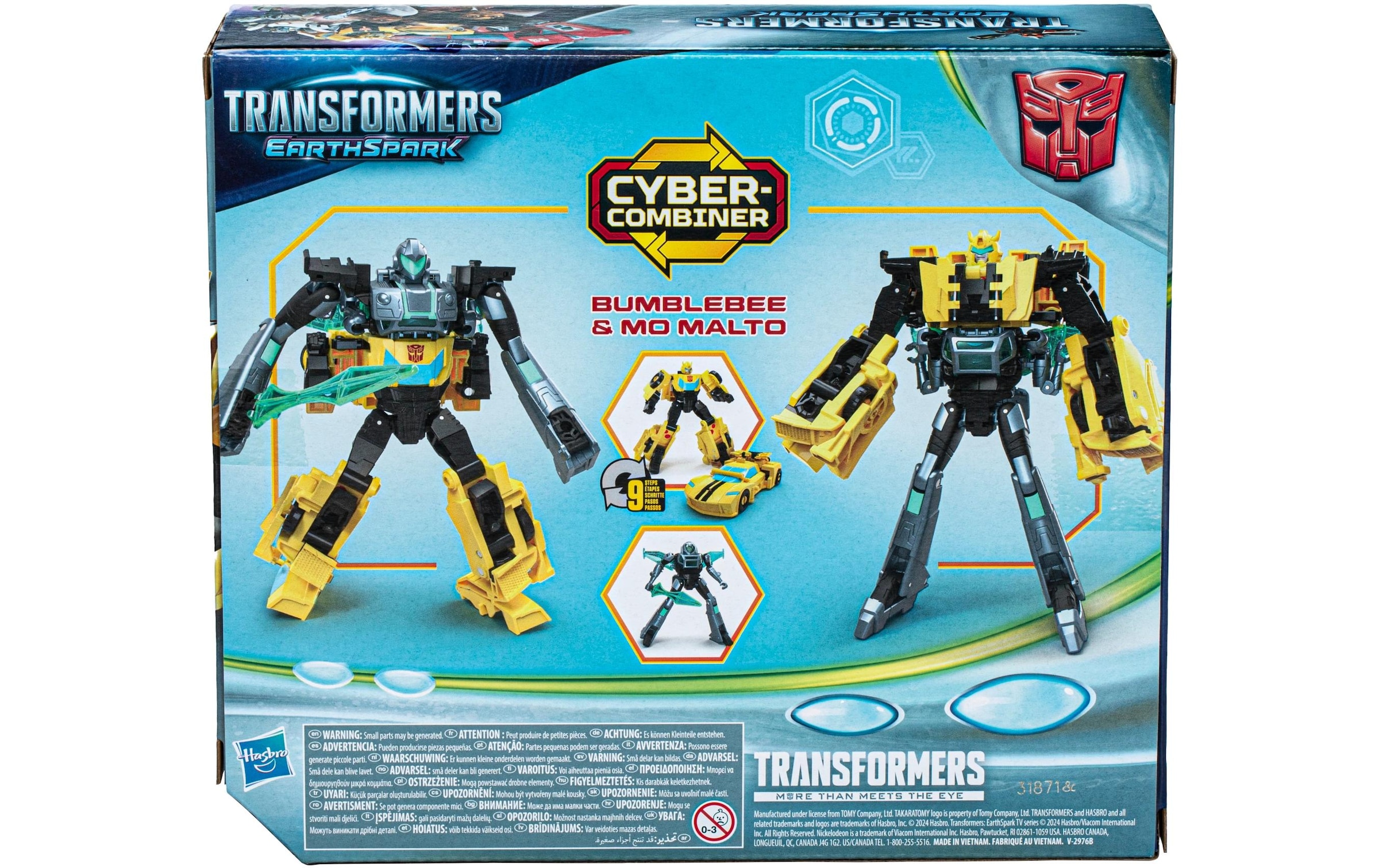 Transformers Actionfigur »Transformers EarthSpark Cyber-Combiner Bumblebee & Mo Malto«