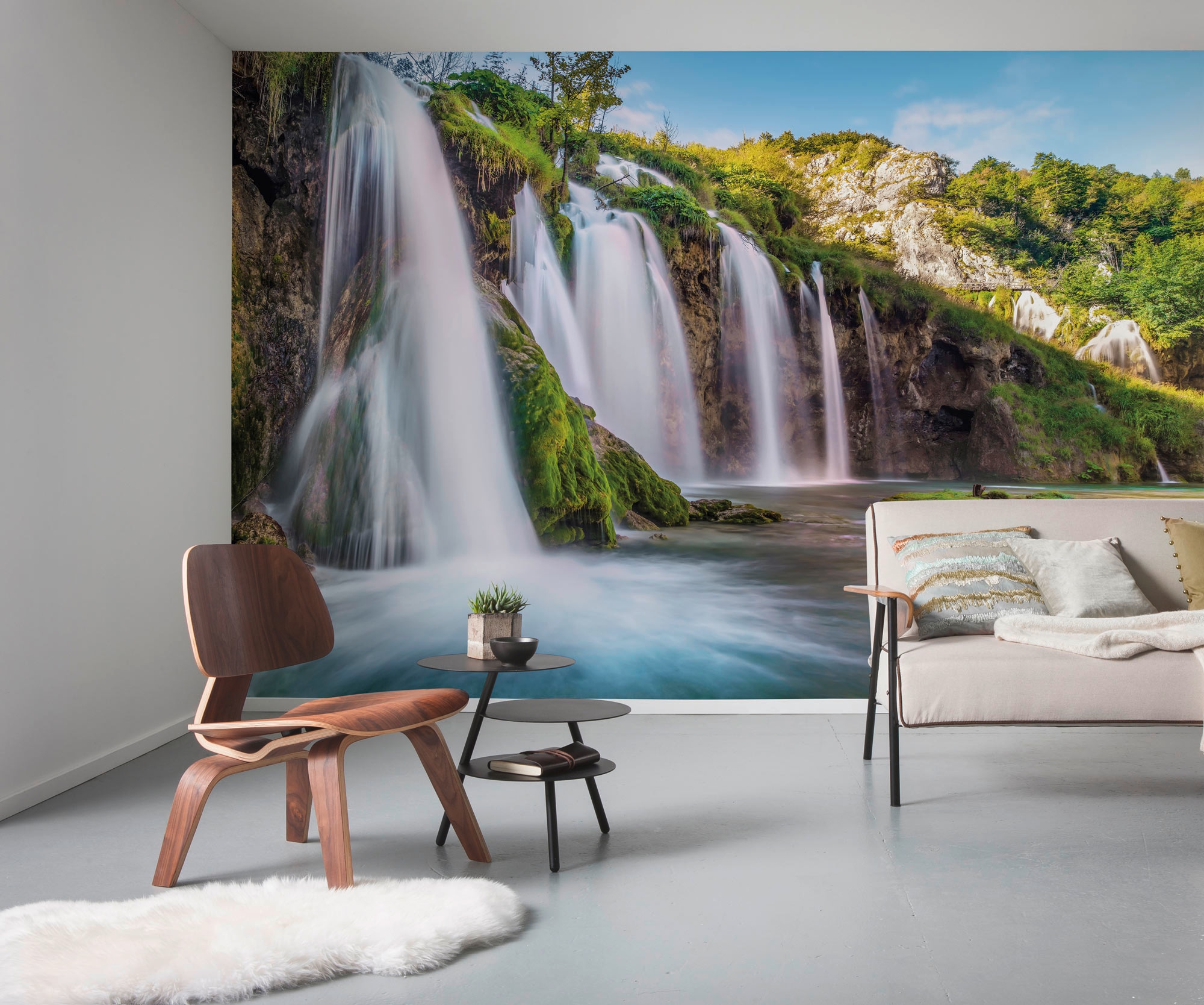 Komar Fototapete »Vlies - Downfall - Grösse 368 x 248 cm«, bedruckt, Wohnzimmer, Schlafzimmer