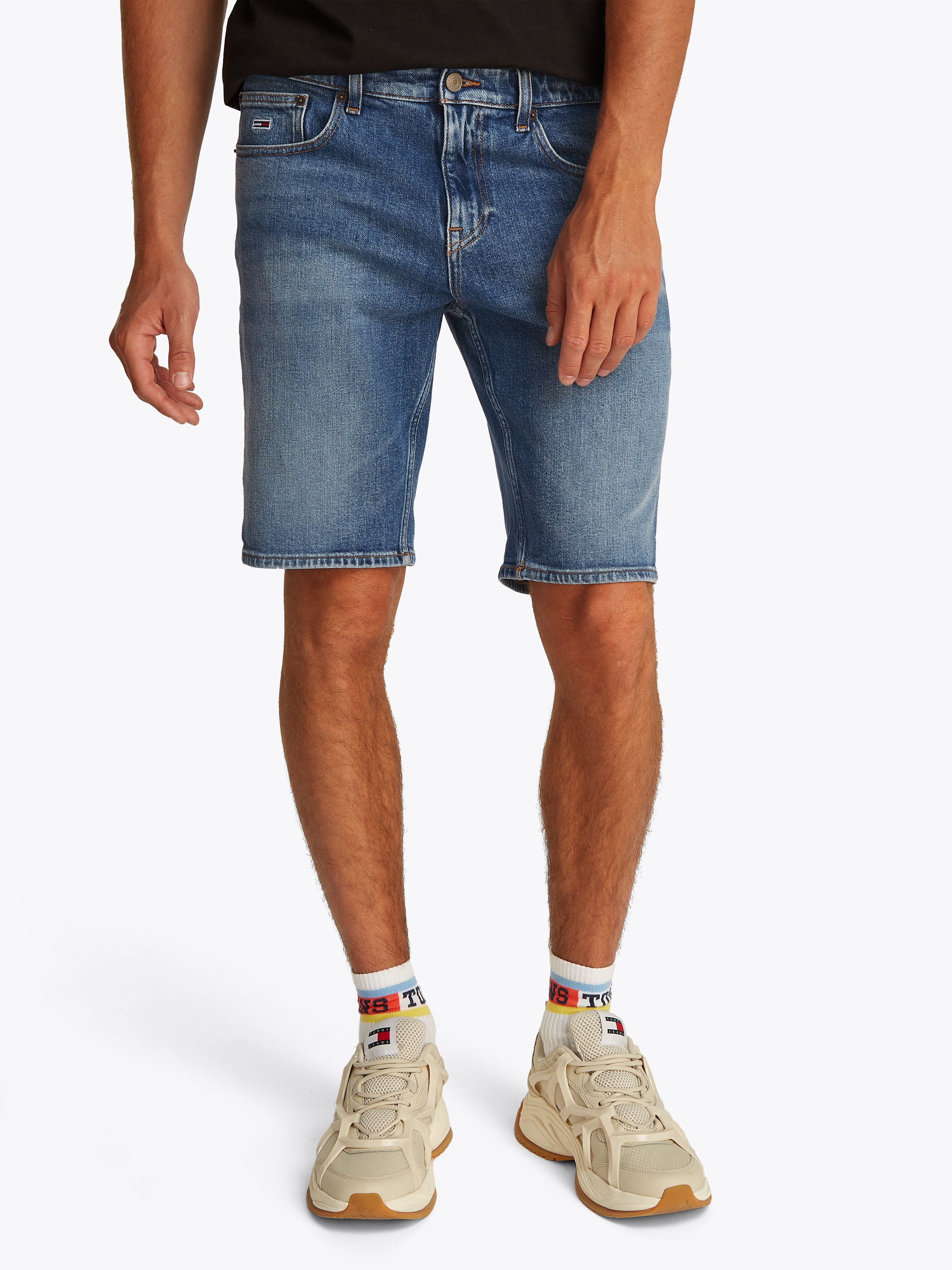Tommy Jeans Jeansshorts »SCANTON SHORT«, Mit Gürtelschlaufen