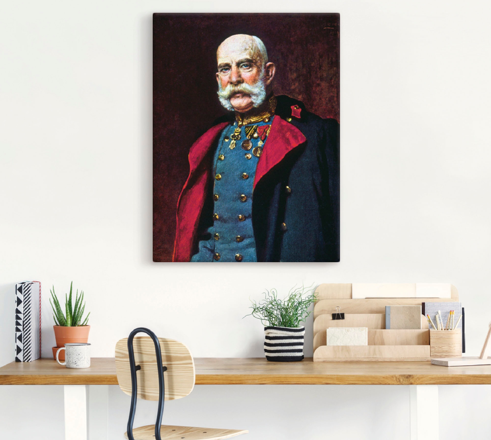 Artland Wandbild »Kaiser Franz Joseph I., 1902«, Menschen, (1 St.), als Leinwandbild, Poster in verschied. Grössen