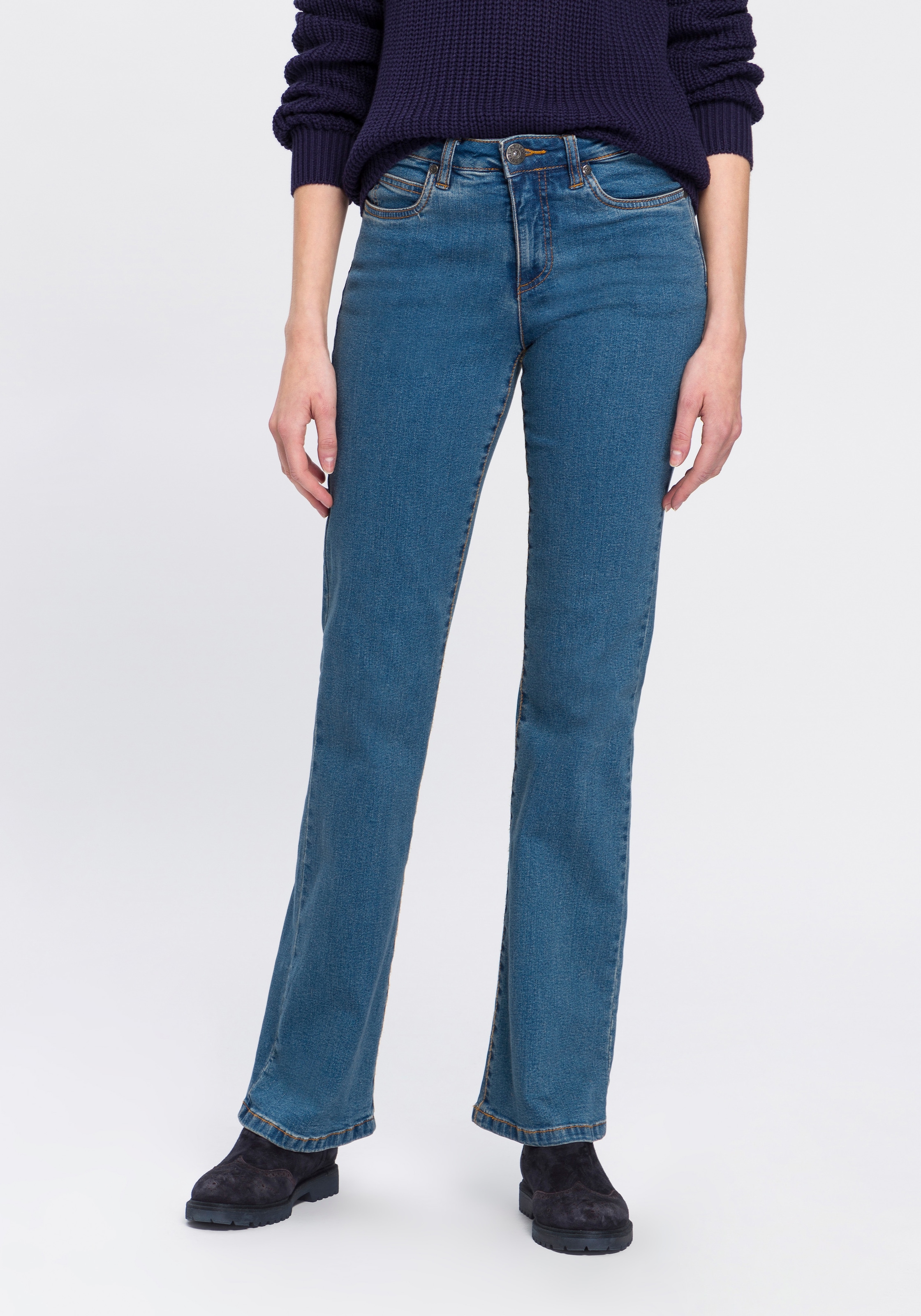kaufen bei Jelmoli-Versand Bootcut-Jeans »Comfort-Fit«, Waist High online Schweiz Arizona