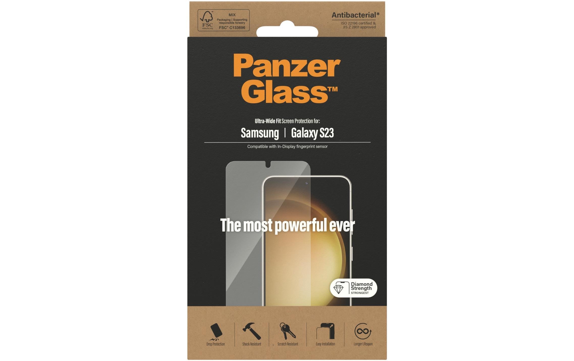 PanzerGlass Displayschutzglas »Ultra«, für Galaxy S23, (1 St.)