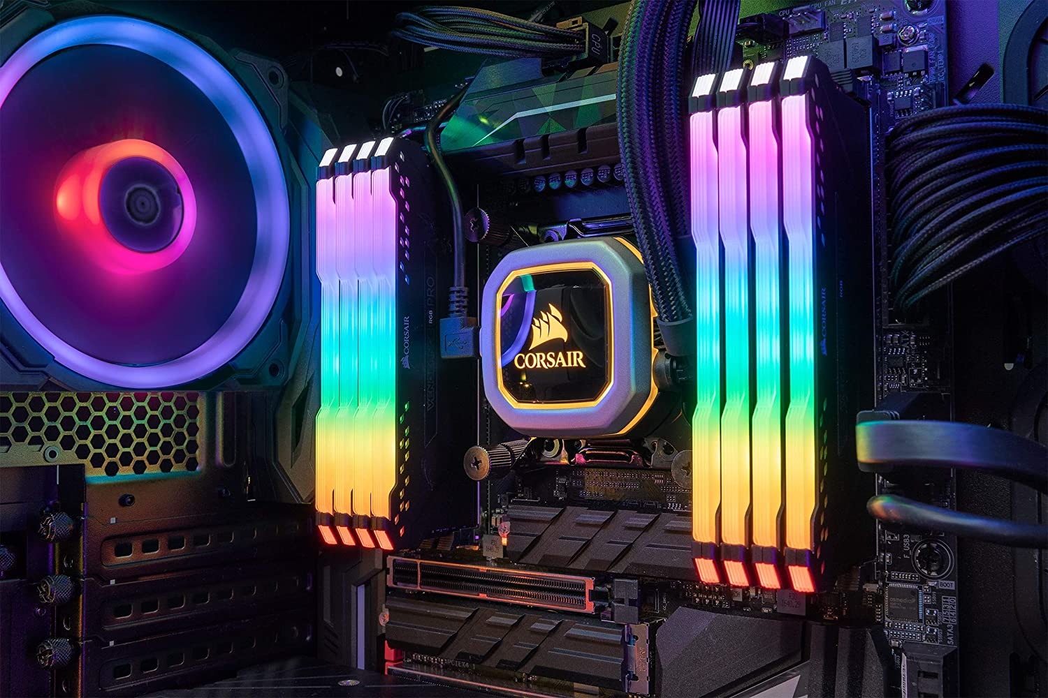 Corsair Arbeitsspeicher »Vengeance RGB PRO DDR4, 3600MHz 64GB 2x32GB DIMM«