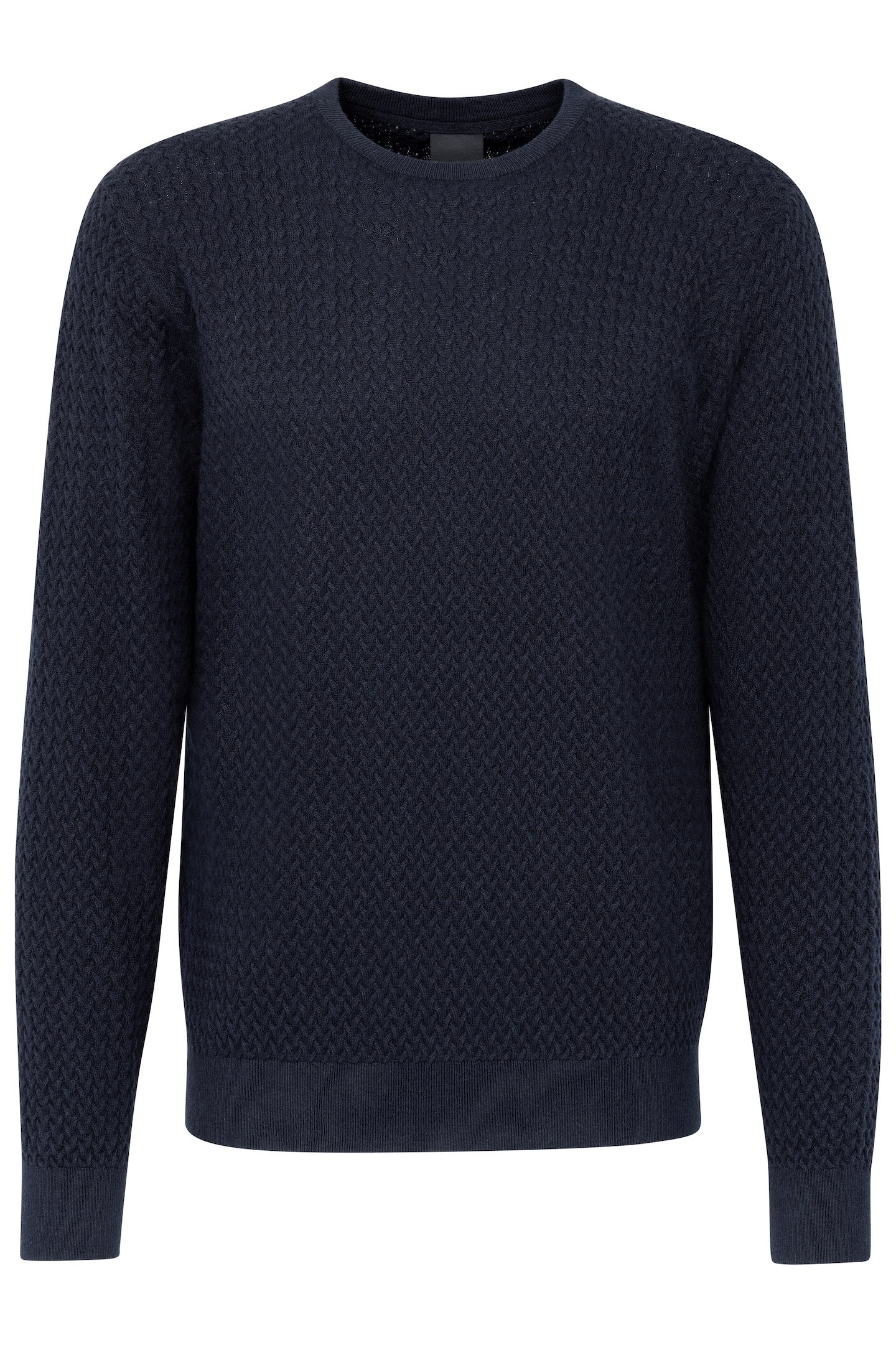 bugatti Strickpullover, mit Geflechtstruktur