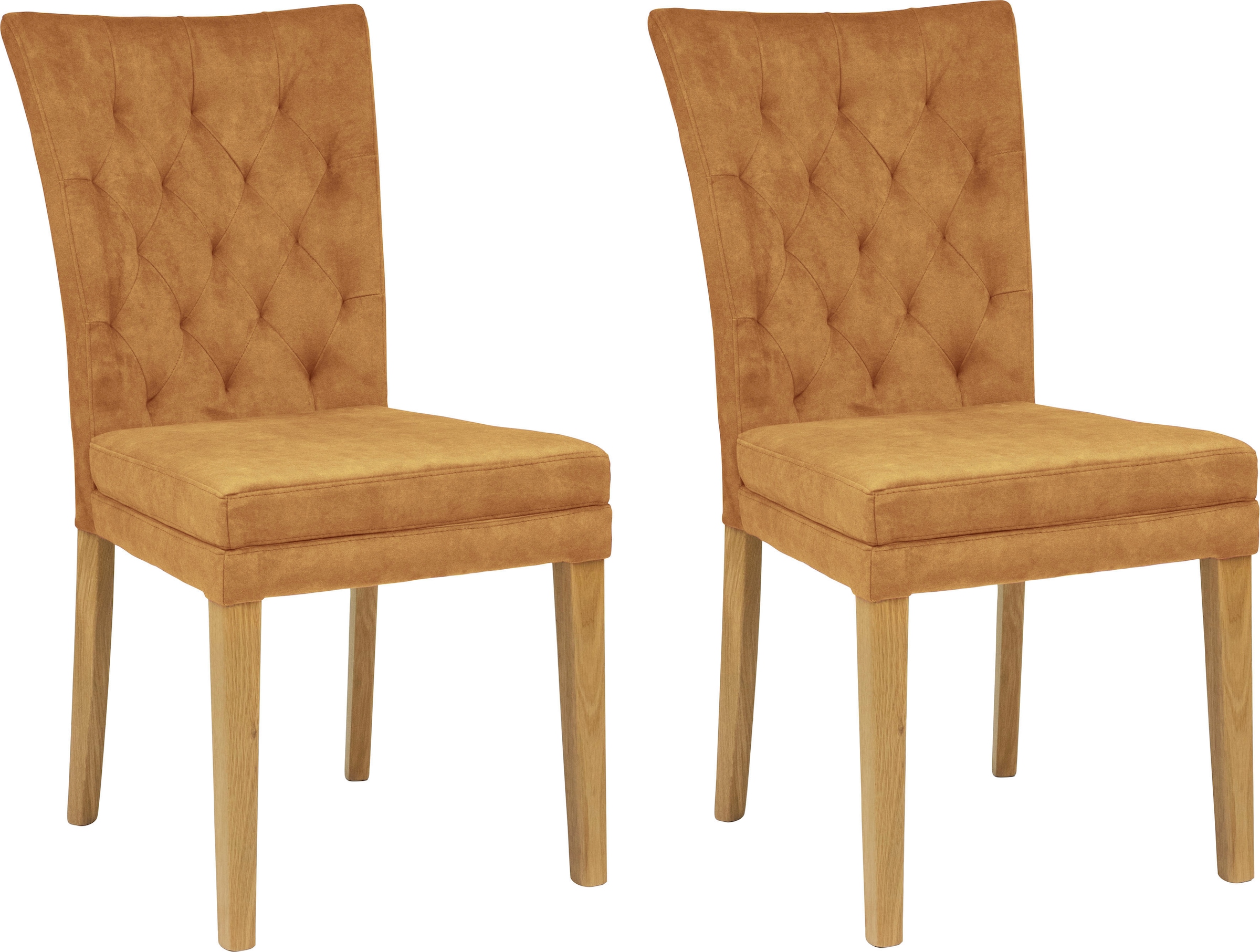 Home affaire Stuhl 2 »Colorado«, oder | in eiche nussbaum. 4er Luxus-Microfaser, kaufen 2er, online oder (Set), Jelmoli-Versand St., 6er-Set Beine Im