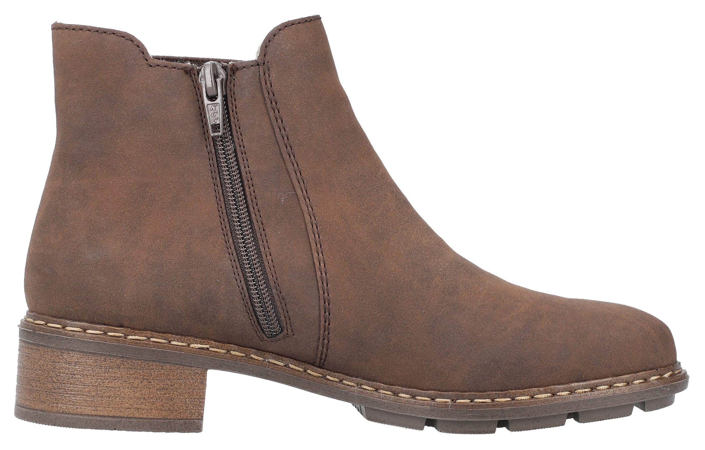 Rieker Winterstiefelette, Chelseaboots, Winterboots mit praktischem Innenreissverschluss
