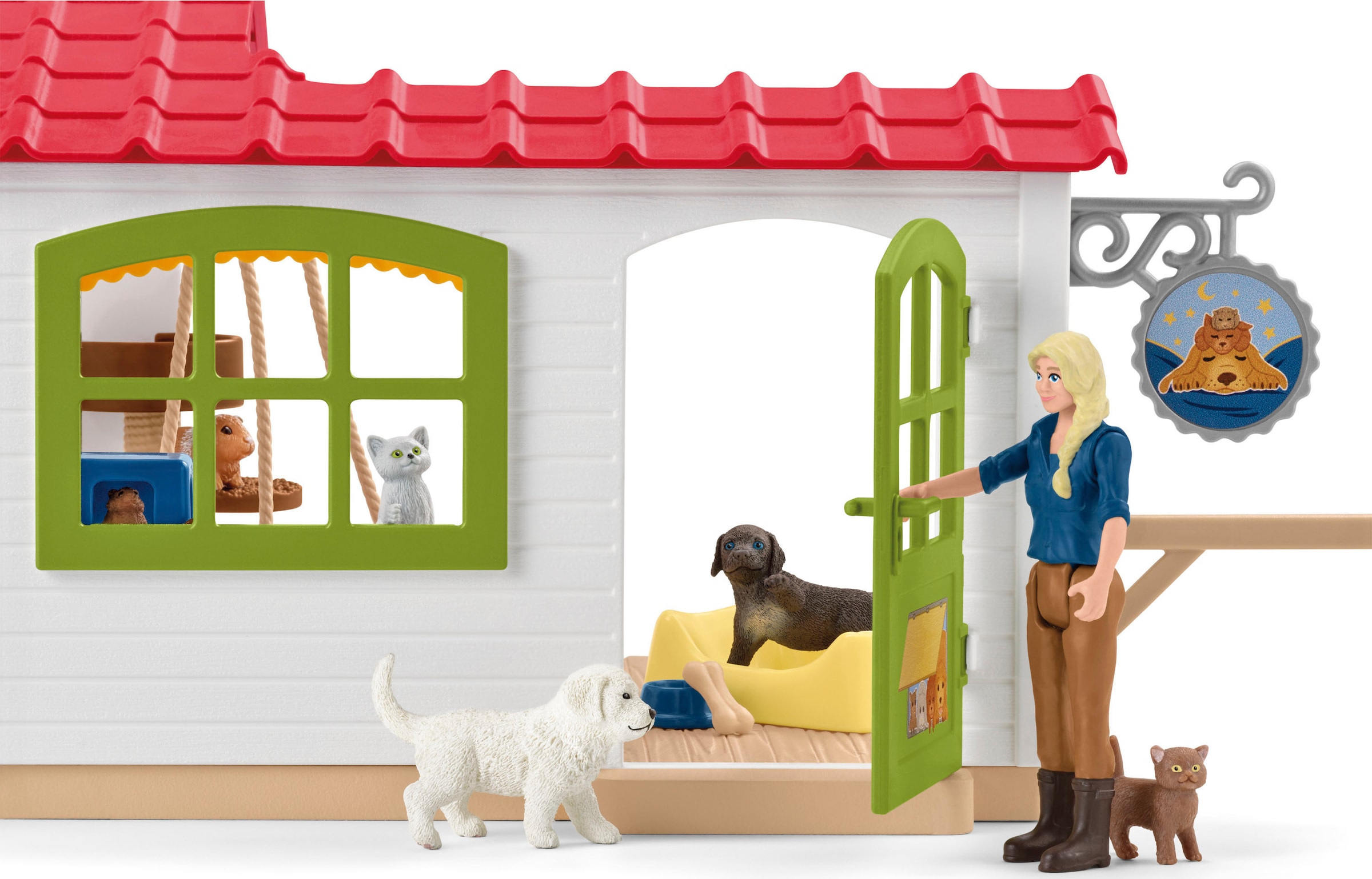 Schleich® Spielwelt »FARM WORLD, Tierhotel (42607)«, Made in Europe