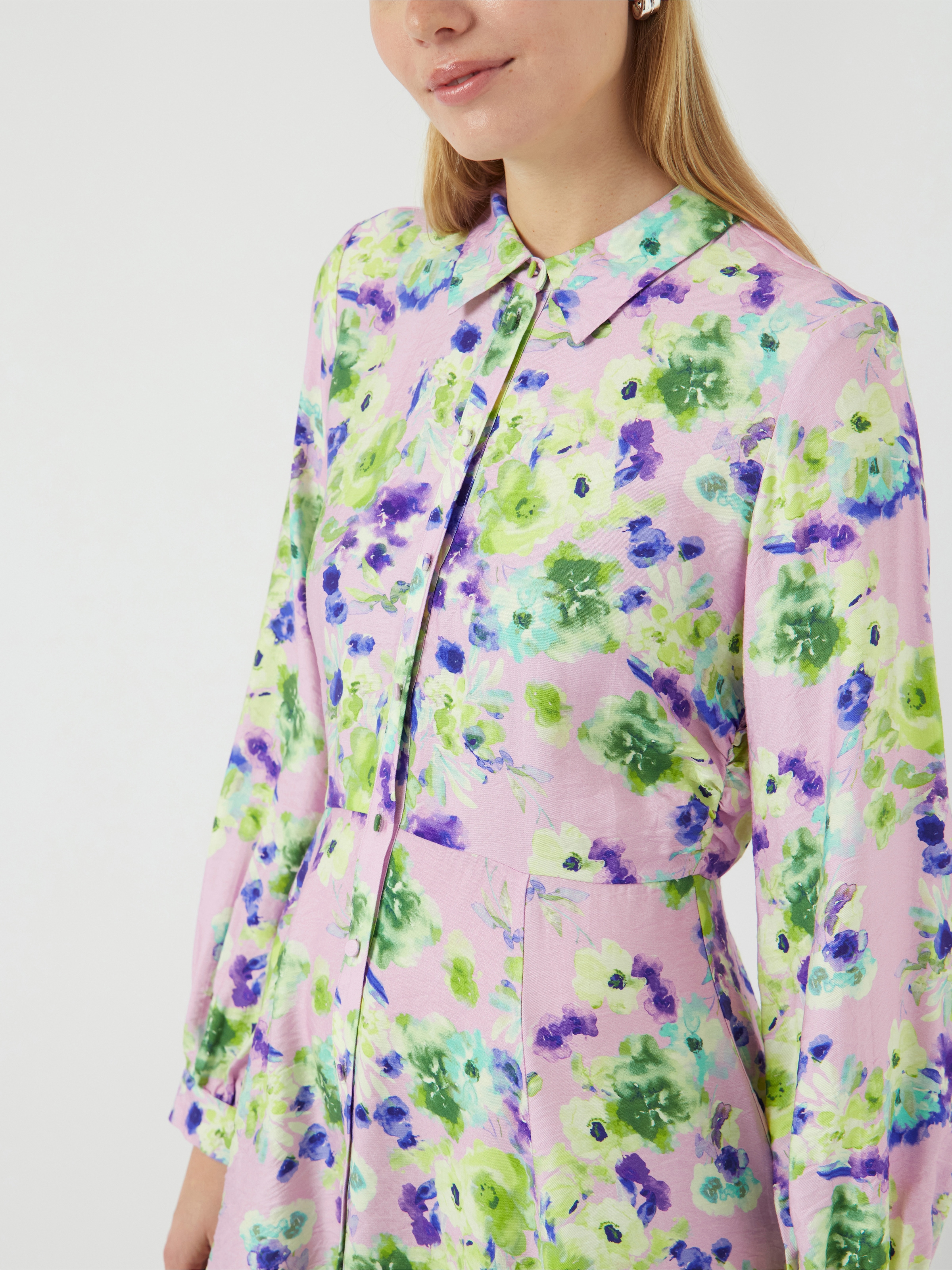 Y.A.S Hemdblusenkleid »YASKAYA LS SHIRT DRESS S. NOOS«, Sommerkleid