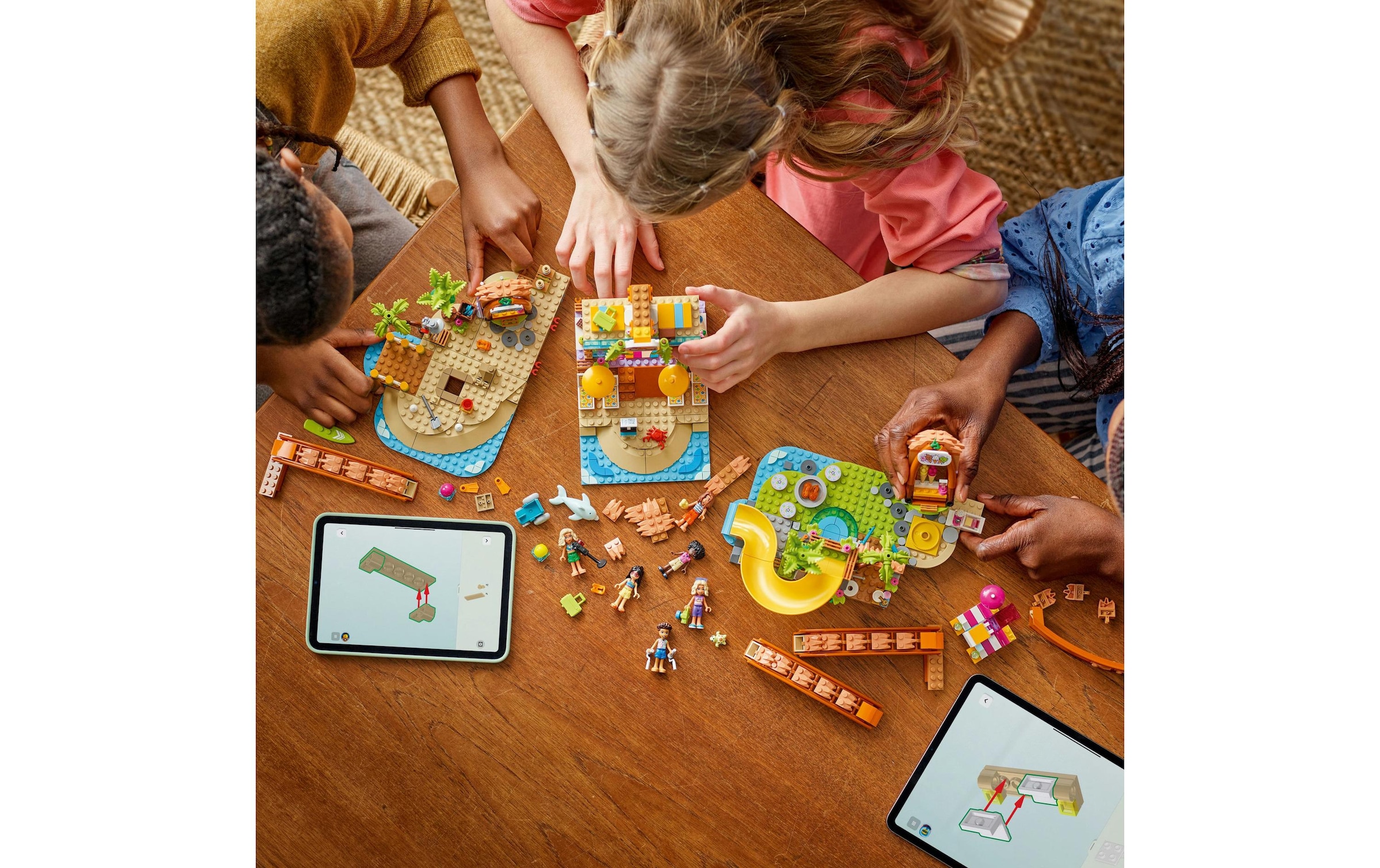 LEGO® Spielbausteine »Friends Familienurlaub im Strandresort 42673«, (1140 St.)