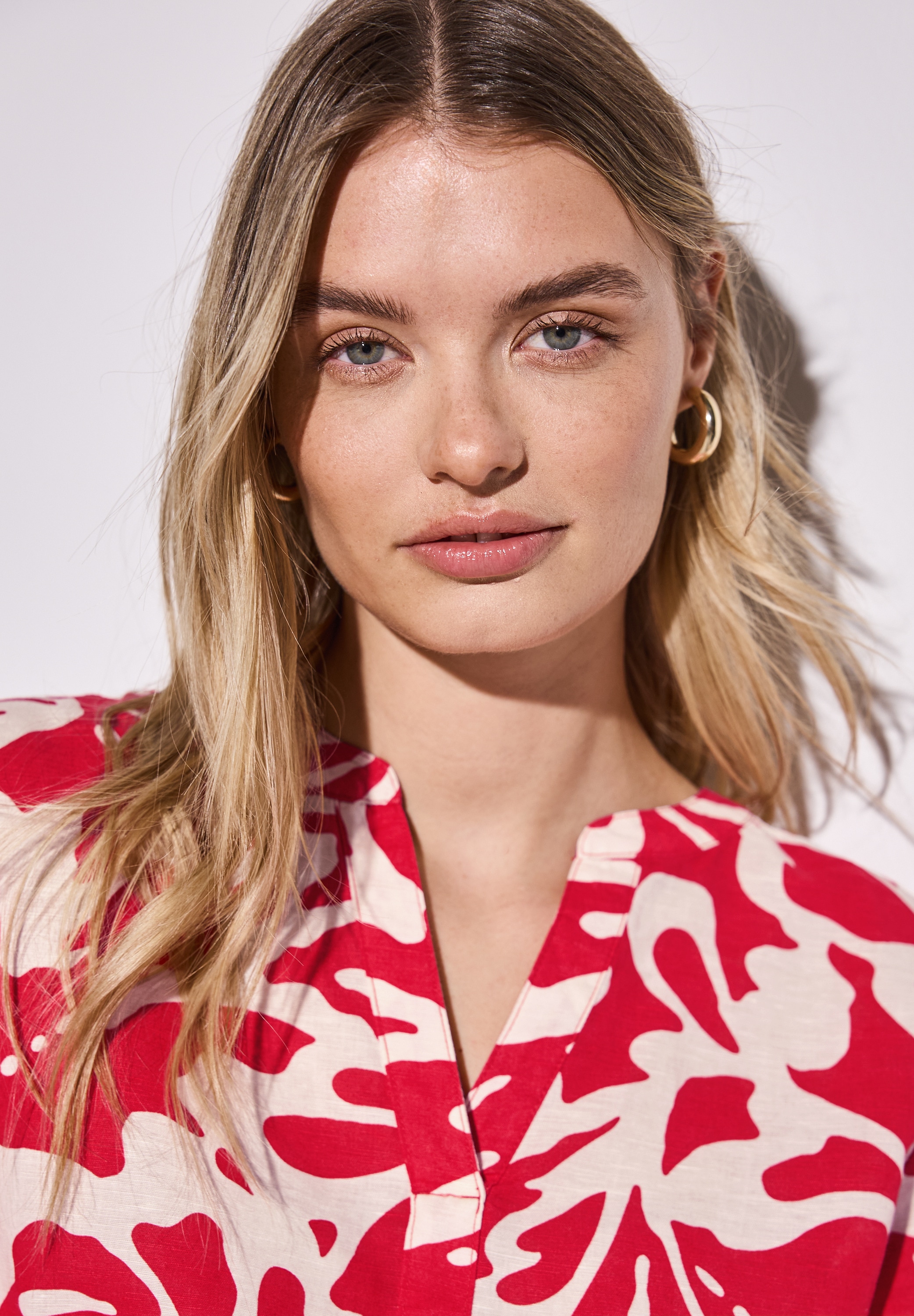 STREET ONE Klassische Bluse, mit All-Over Print