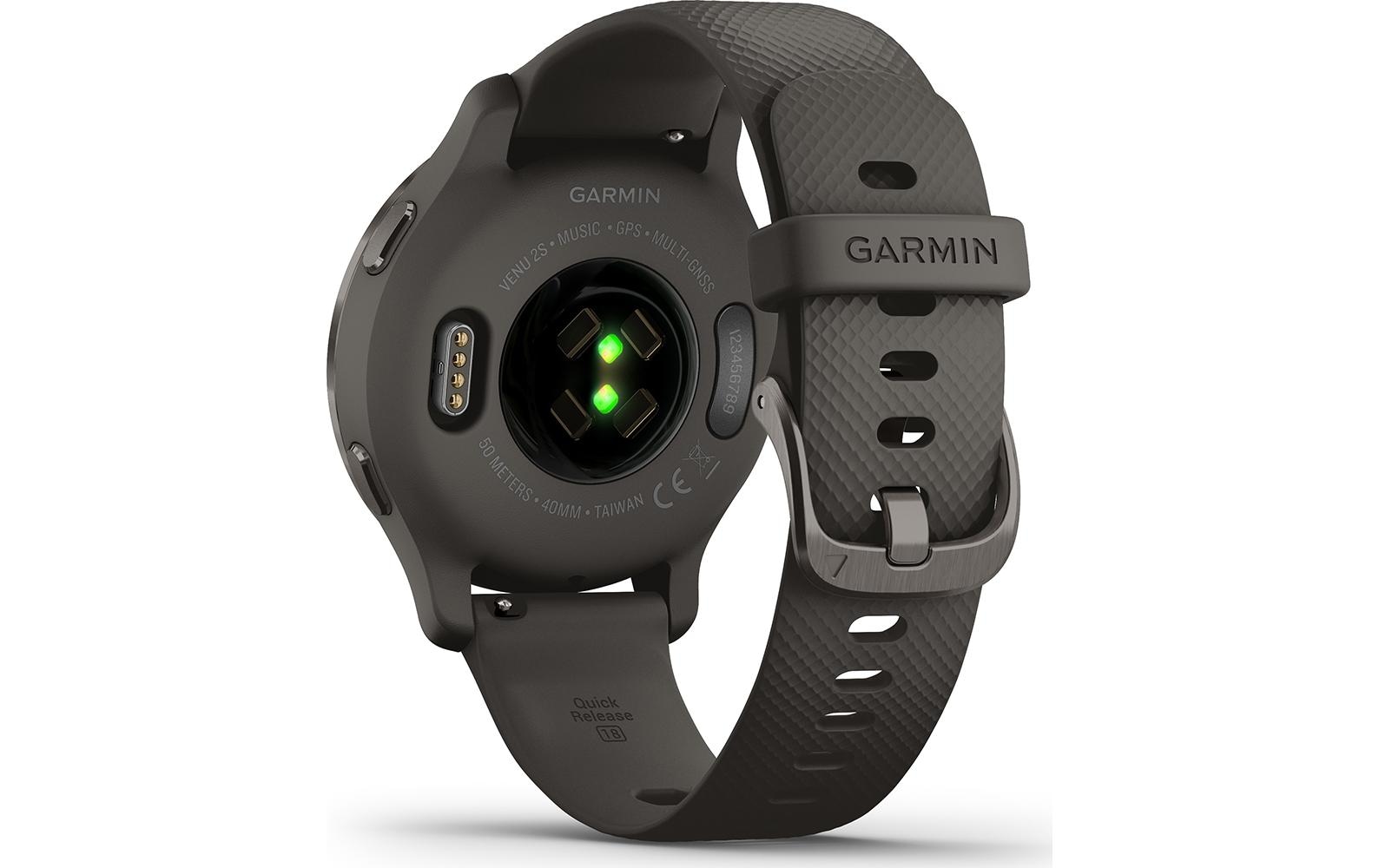 Garmin Smartwatch »Venu 2S Grau/Dunkel«, (2,79 cm / 1,1 Zoll),)