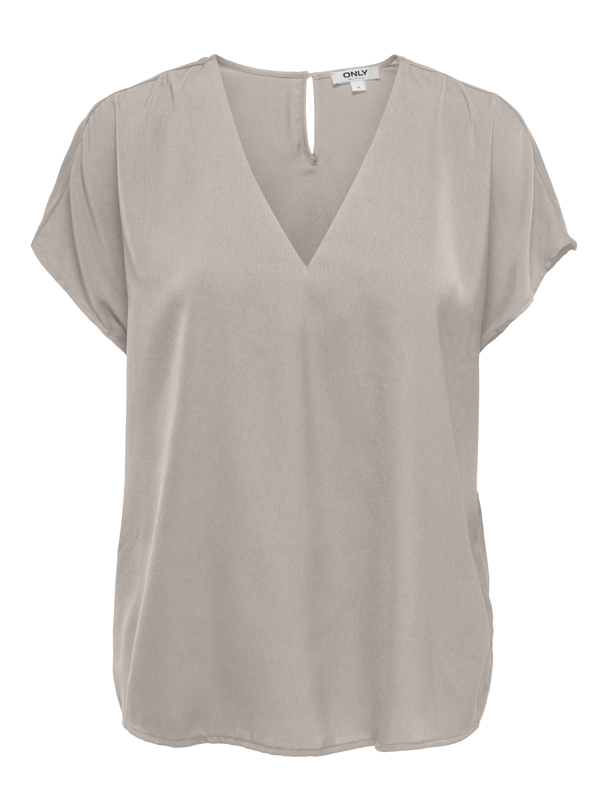 ONLY V-Shirt »ONLLUCY LIFE SS V-NECK TOP WVN«