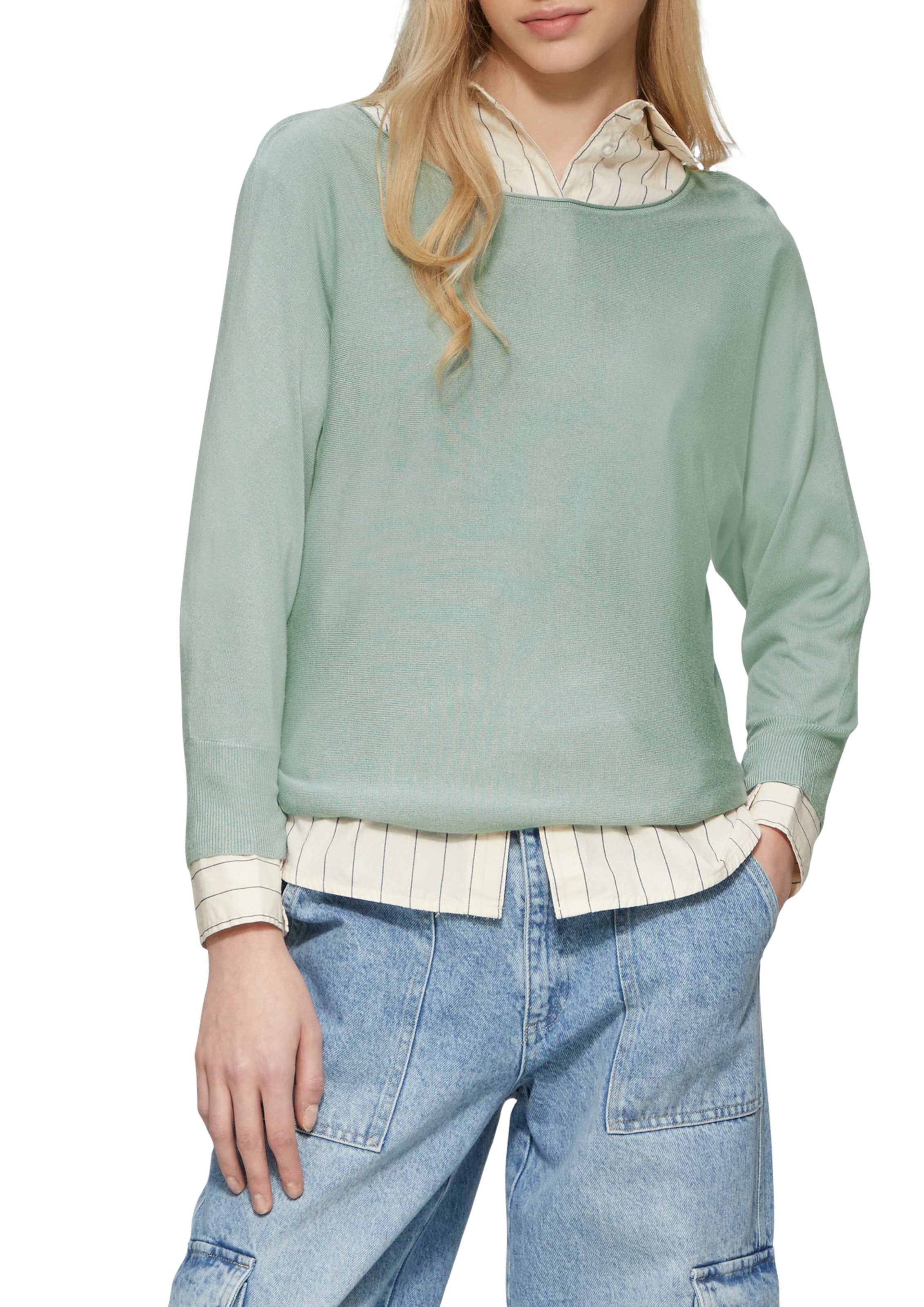QS Strickpullover mit Rippbündchen