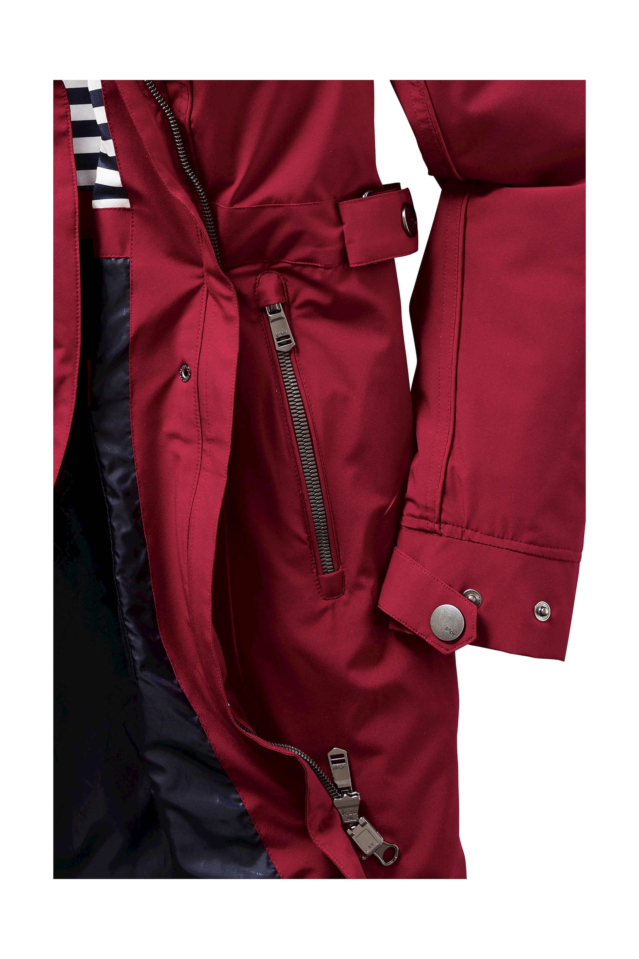 STOY Parka »Thiant WMN PRK C«, Stilvoller, wasserdichter STOY Parka mit regulierbarer Kapuze