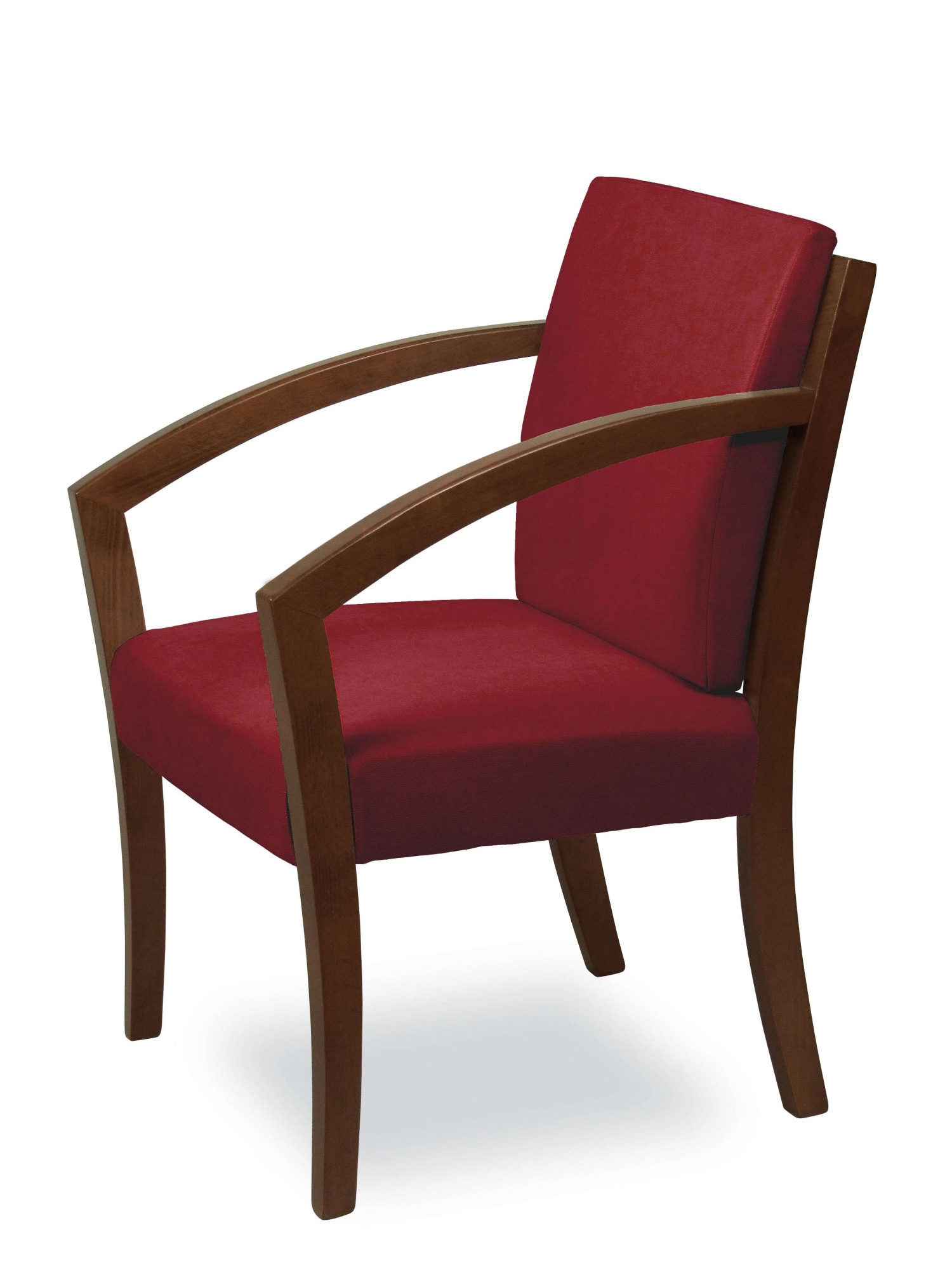 Home affaire Esszimmerstuhl "G98 George Armlehnstuhl, Sessel, Loungesessel, Stuhl, Made in Italy" () 1 Stk.Extra-confort, Fleckenabweisendes Gewebe, Massivholz