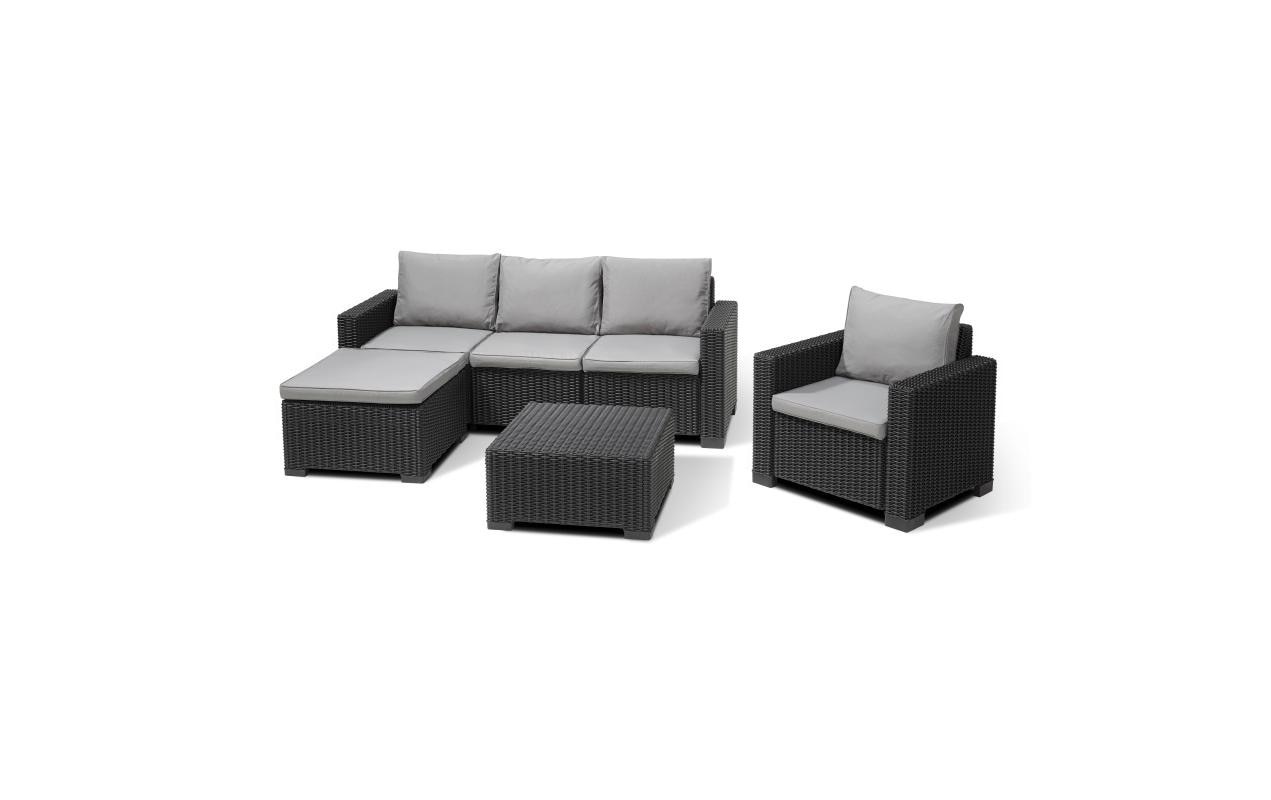 Allibert Loungesofa »Graphit, inkl. Kissen«